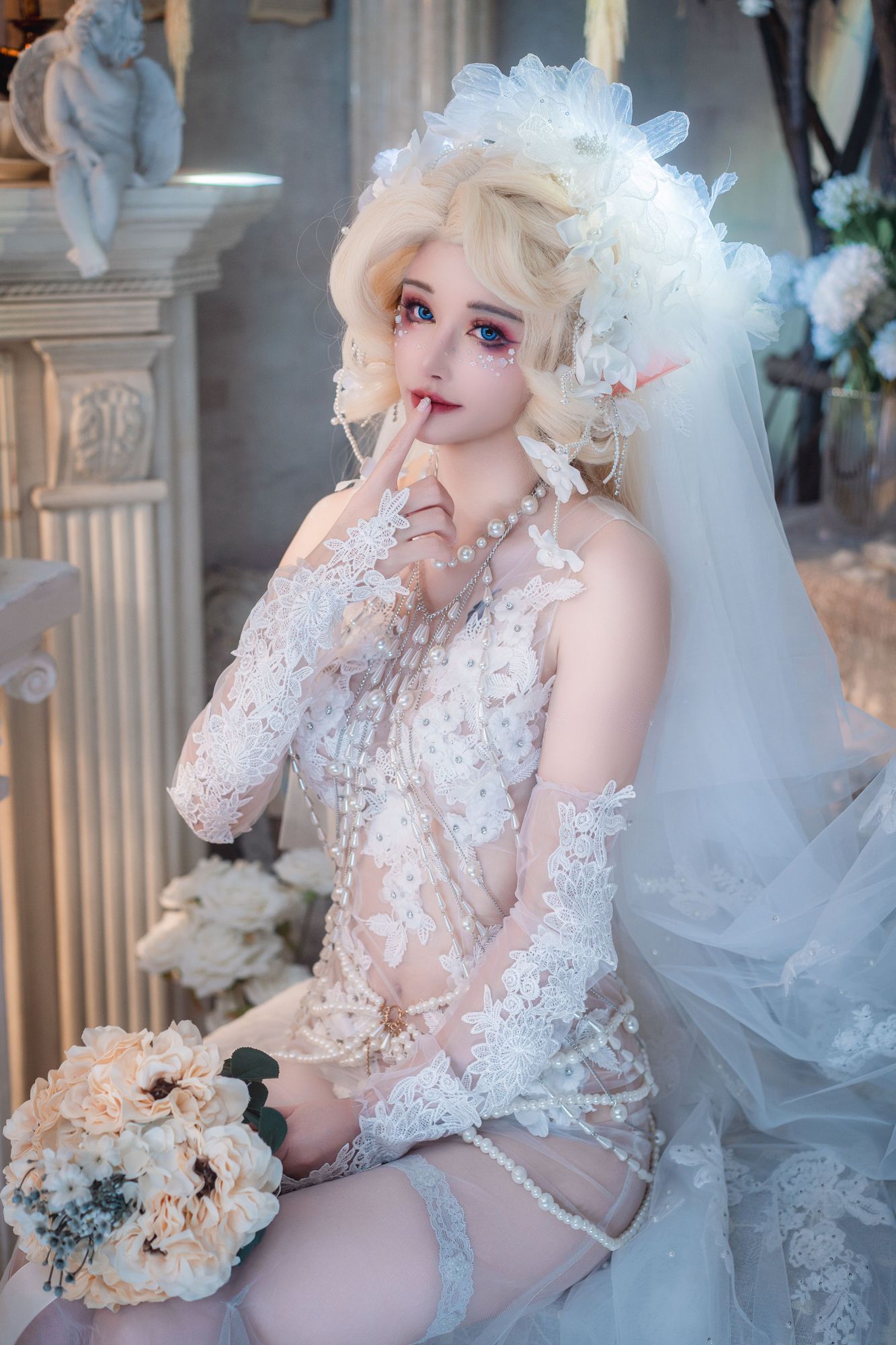 图片[47]-No.053 – 妖精の花嫁 [71P 1V]-coswz-cos王者