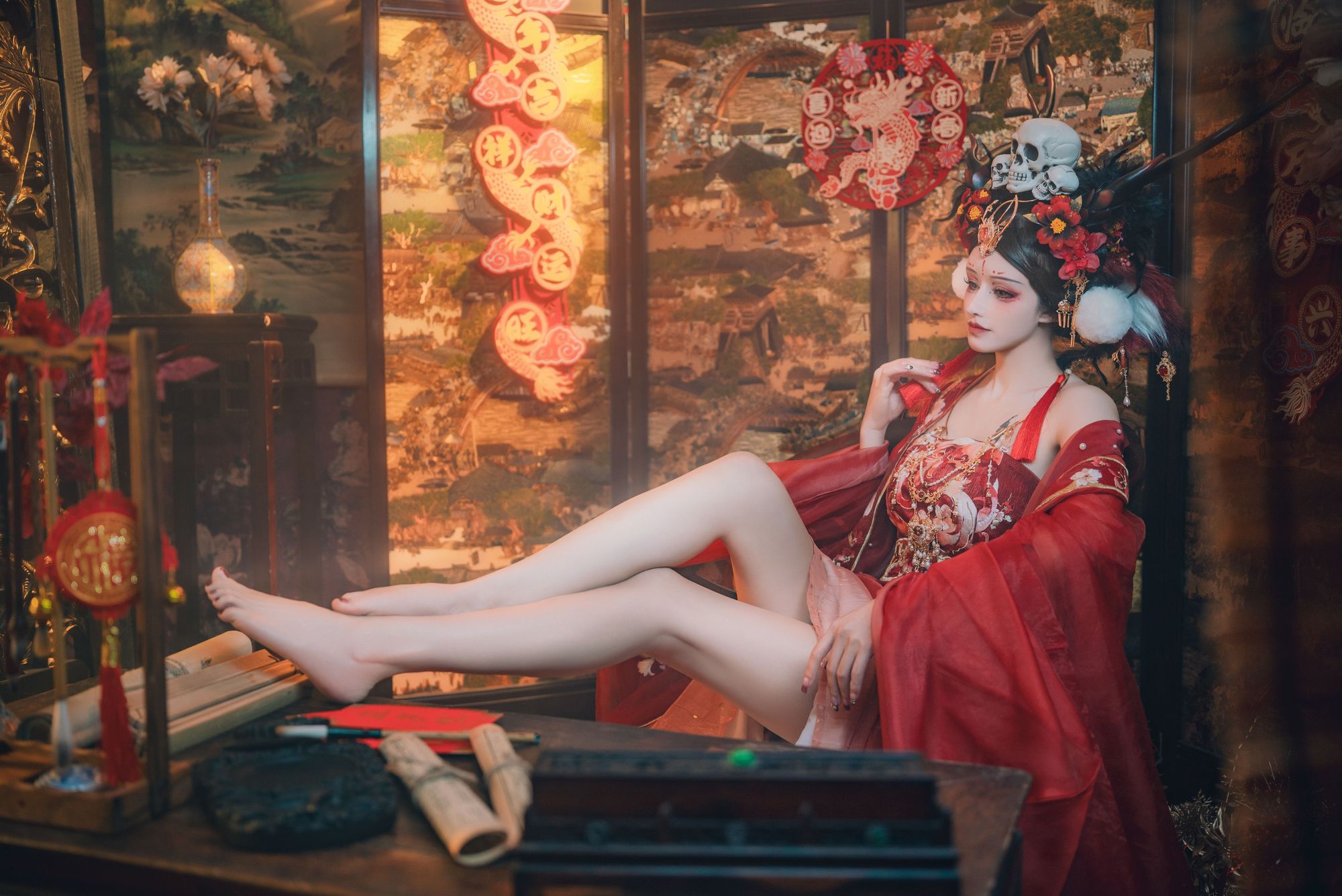 No.054 – 闯进我家的凶凶年兽 [214P 2V]-coswz-cos王者