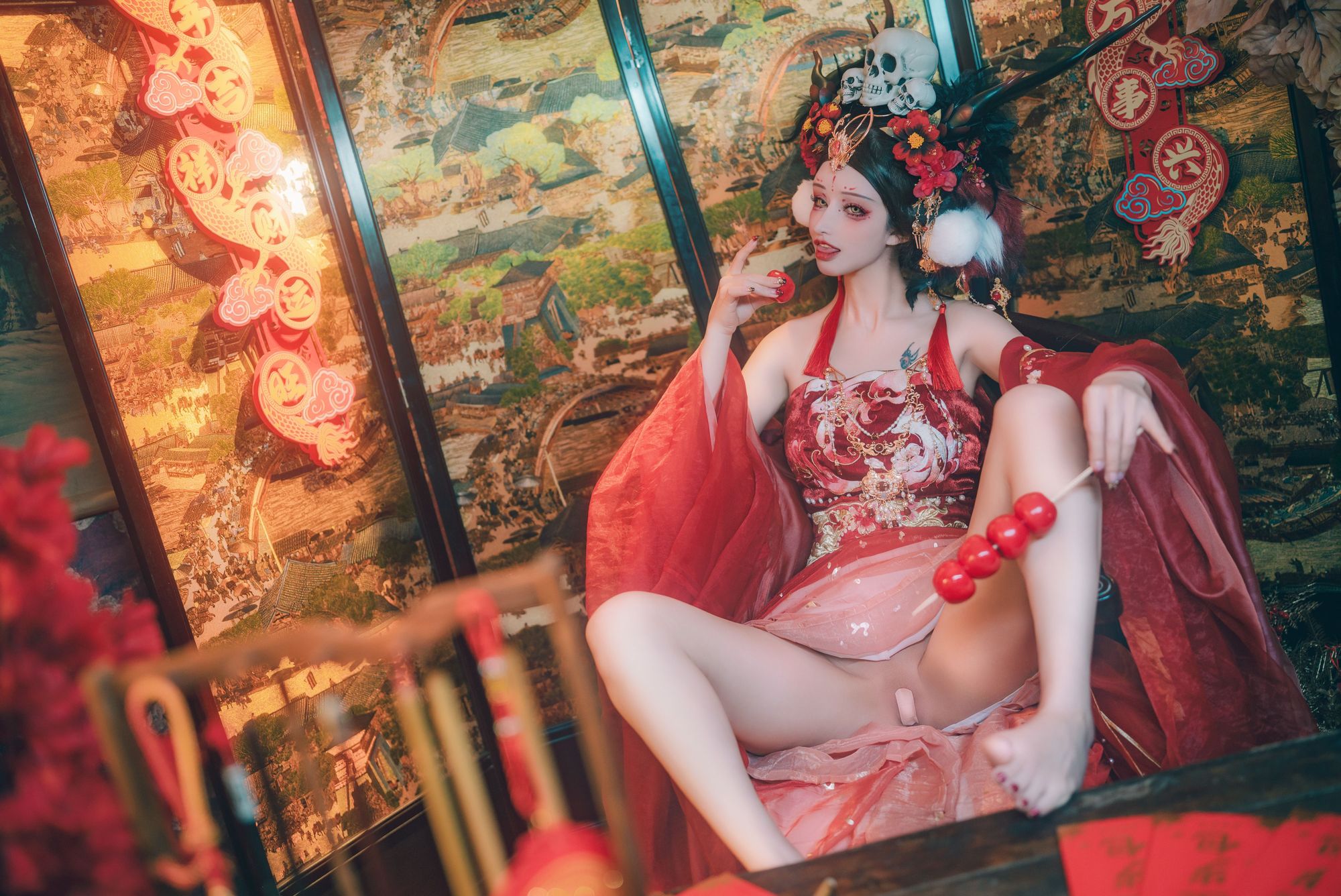 图片[213]-No.054 – 闯进我家的凶凶年兽 [214P 2V]-coswz-cos王者