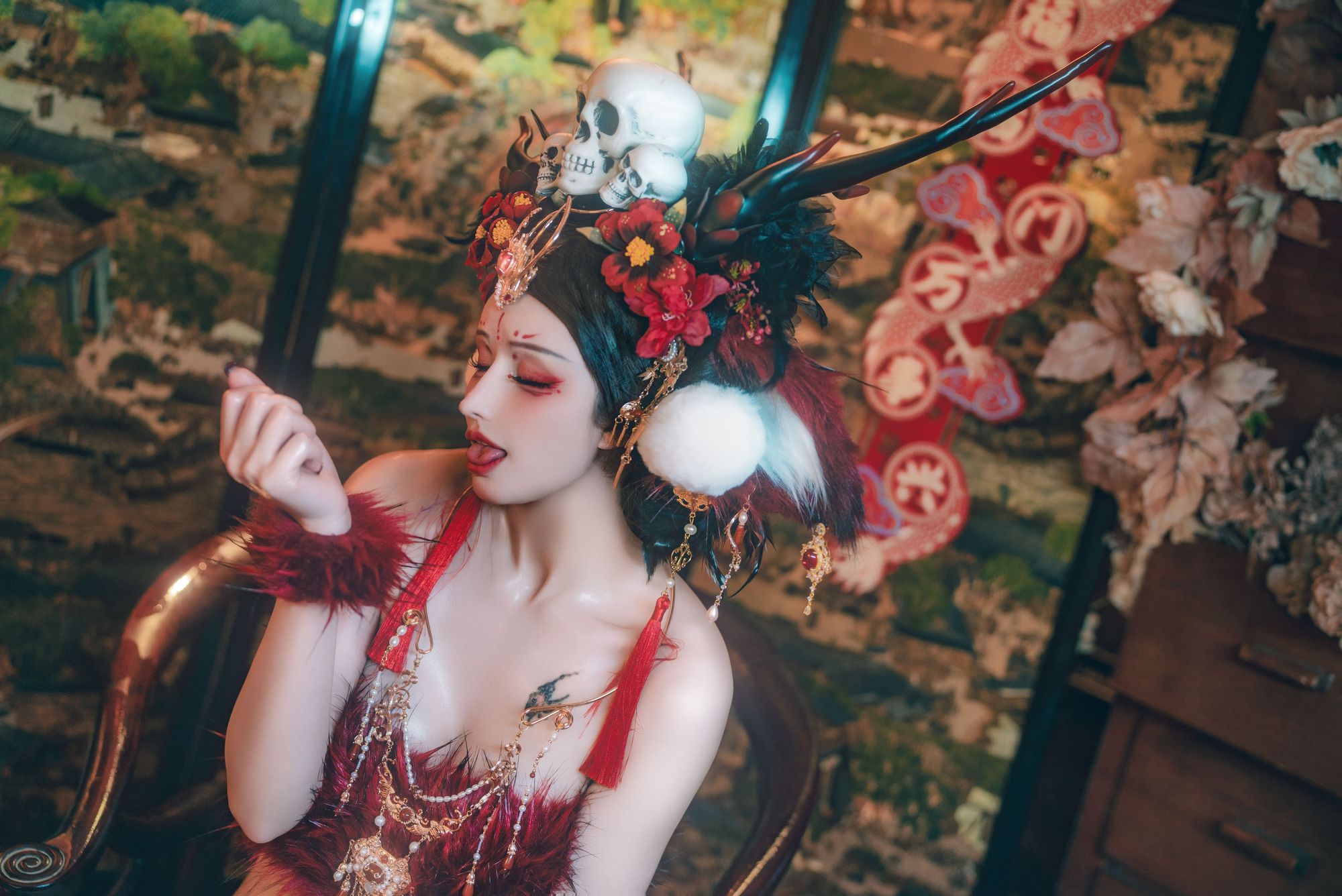 图片[205]-No.054 – 闯进我家的凶凶年兽 [214P 2V]-coswz-cos王者
