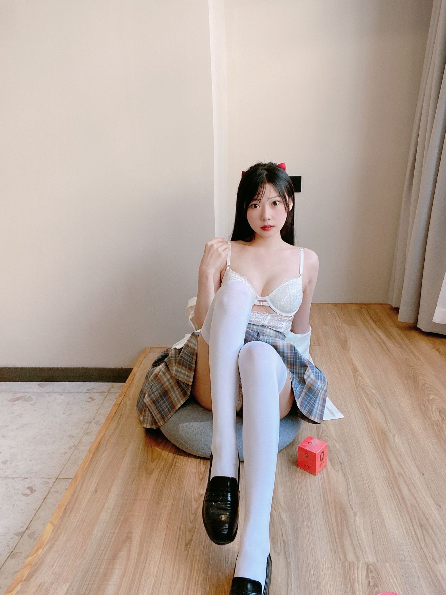 图片[5]-No.065 – 大象 JK格子裙 [30P]-coswz-cos王者