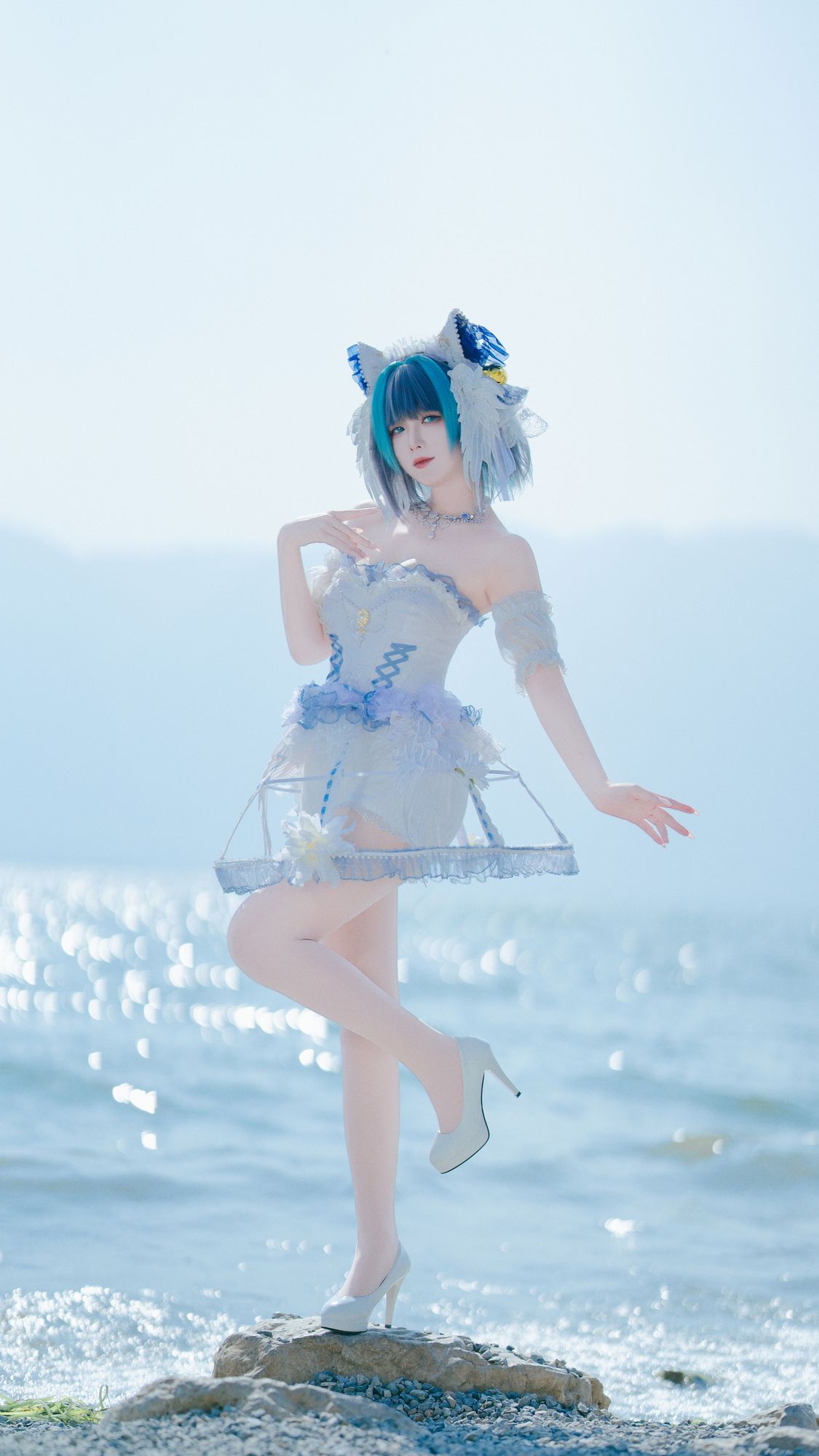 No.069 - 碧蓝航线 柴郡小礼服 [10P]-coswz-cos王者