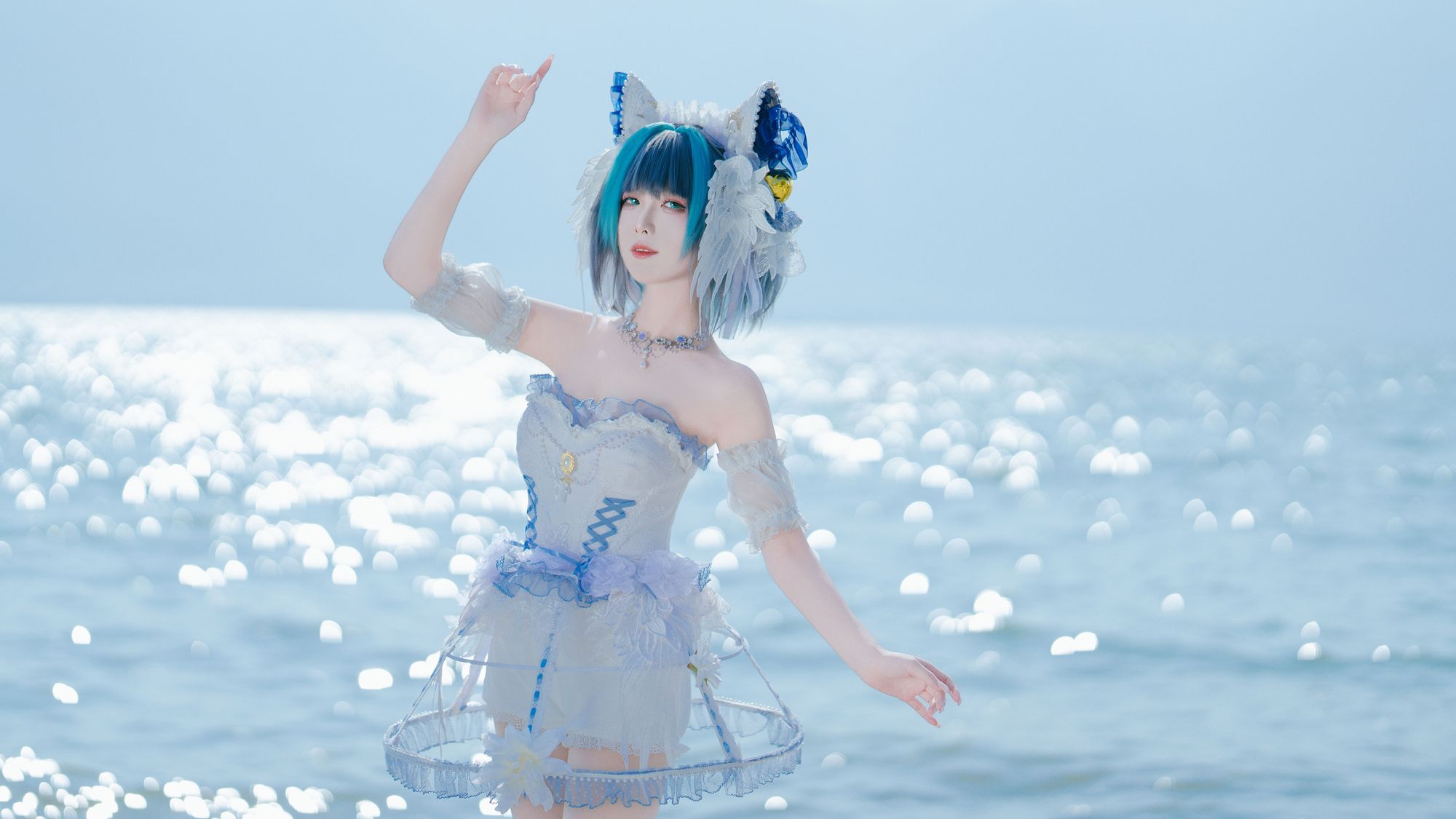 图片[2]-No.069 – 碧蓝航线 柴郡小礼服 [10P]-coswz-cos王者