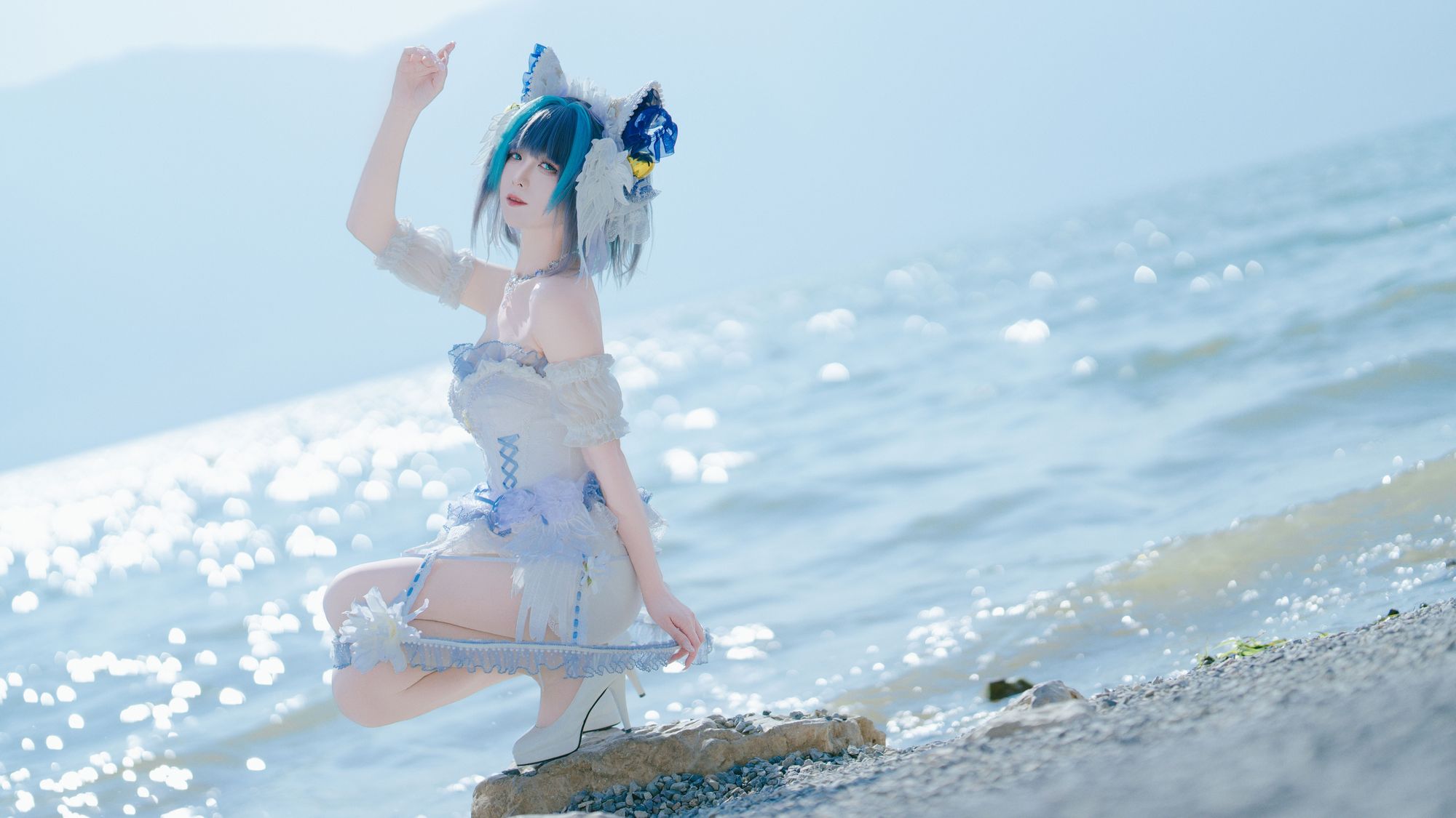 图片[3]-No.069 – 碧蓝航线 柴郡小礼服 [10P]-coswz-cos王者