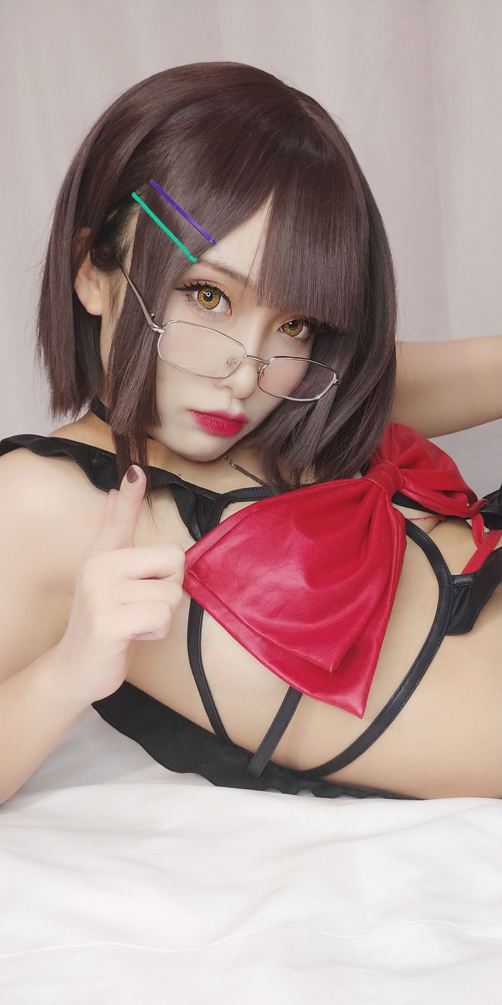 图片[92]-No.075 – 红色蝴蝶结妹妹 [99P 7V]-coswz-cos王者