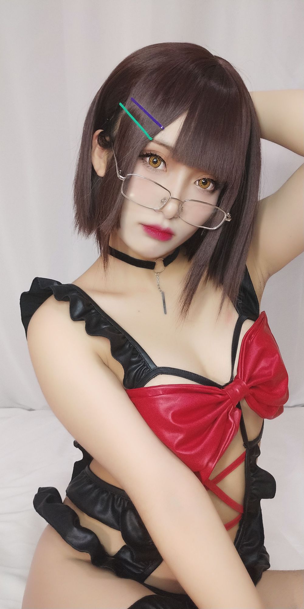 图片[69]-No.075 – 红色蝴蝶结妹妹 [99P 7V]-coswz-cos王者
