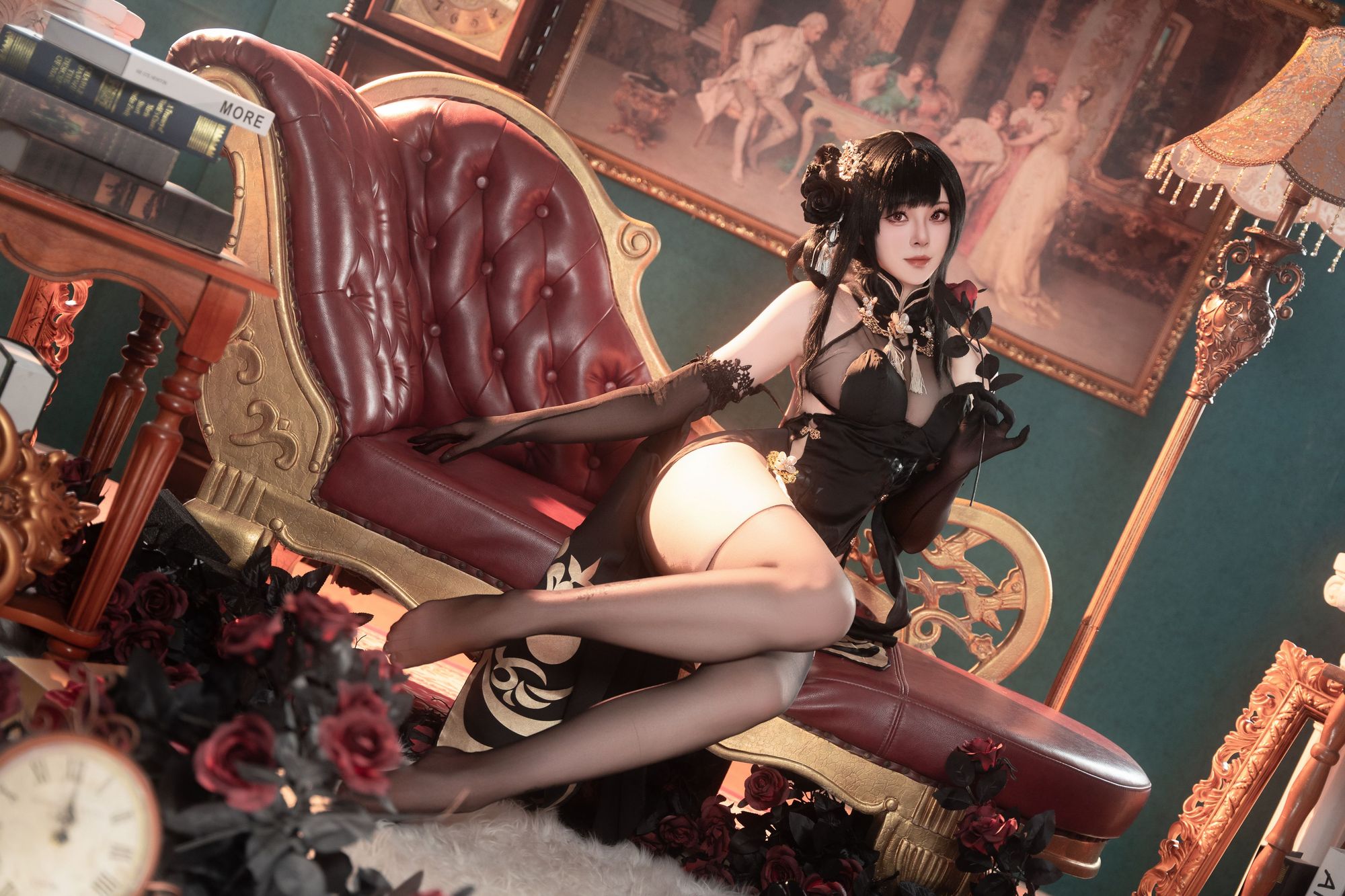 图片[2]-No.083 – 碧蓝航线 镇海旗袍 [76P]-coswz-cos王者