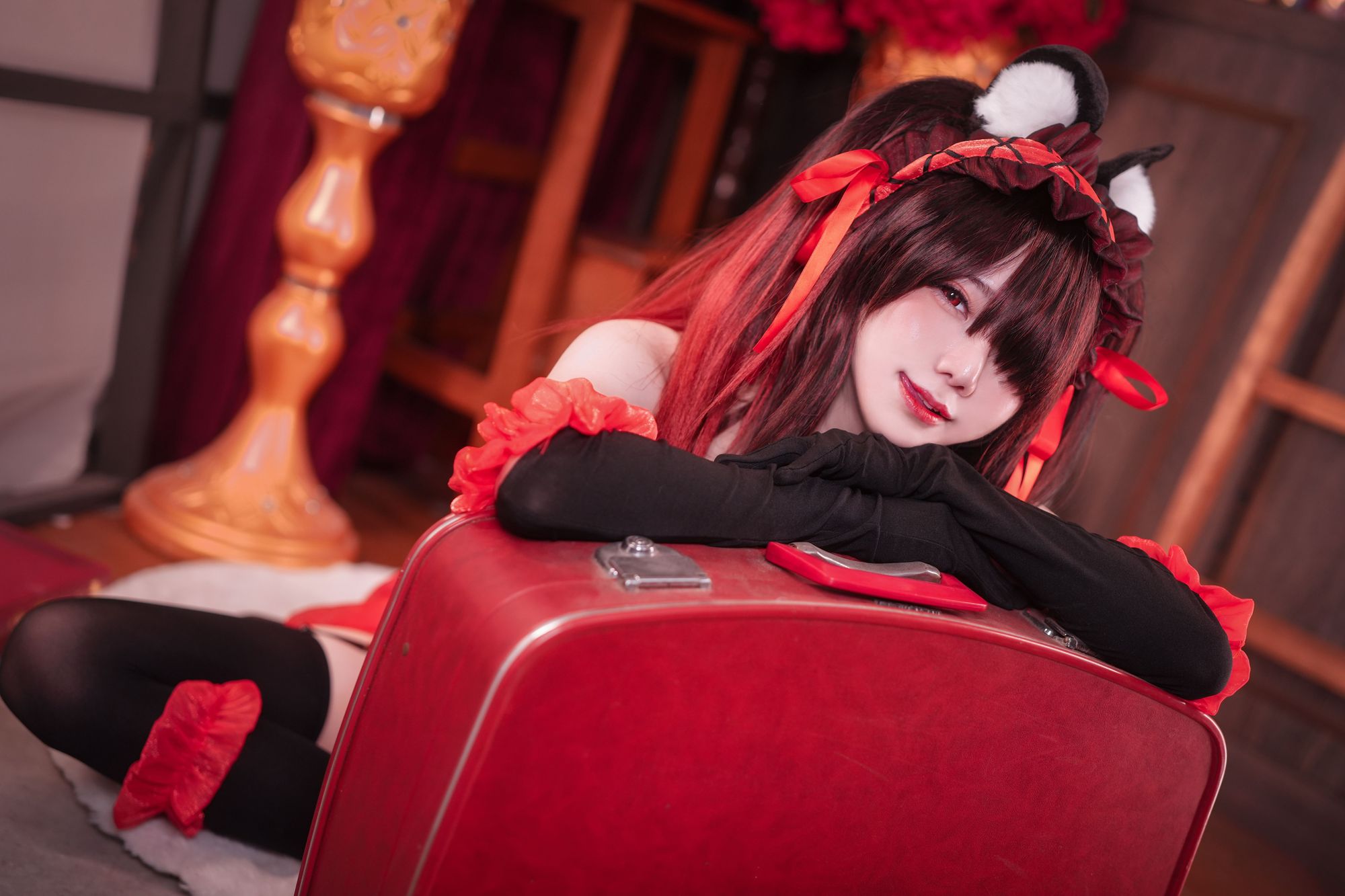 图片[5]-No.085 – Kurumi Cat Bunny Girl [22P]-coswz-cos王者
