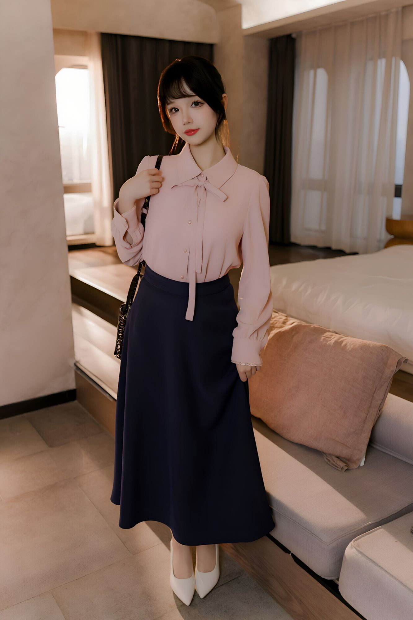 No.089 - 肉丝通勤OL [71P 1V]-coswz-cos王者