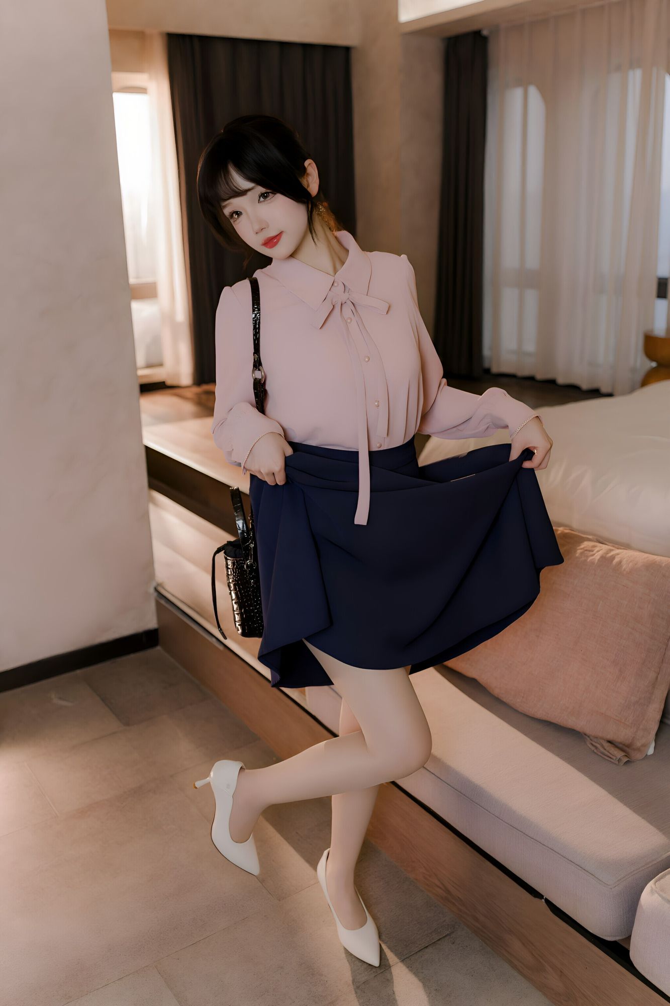 图片[3]-No.089 – 肉丝通勤OL [71P 1V]-coswz-cos王者