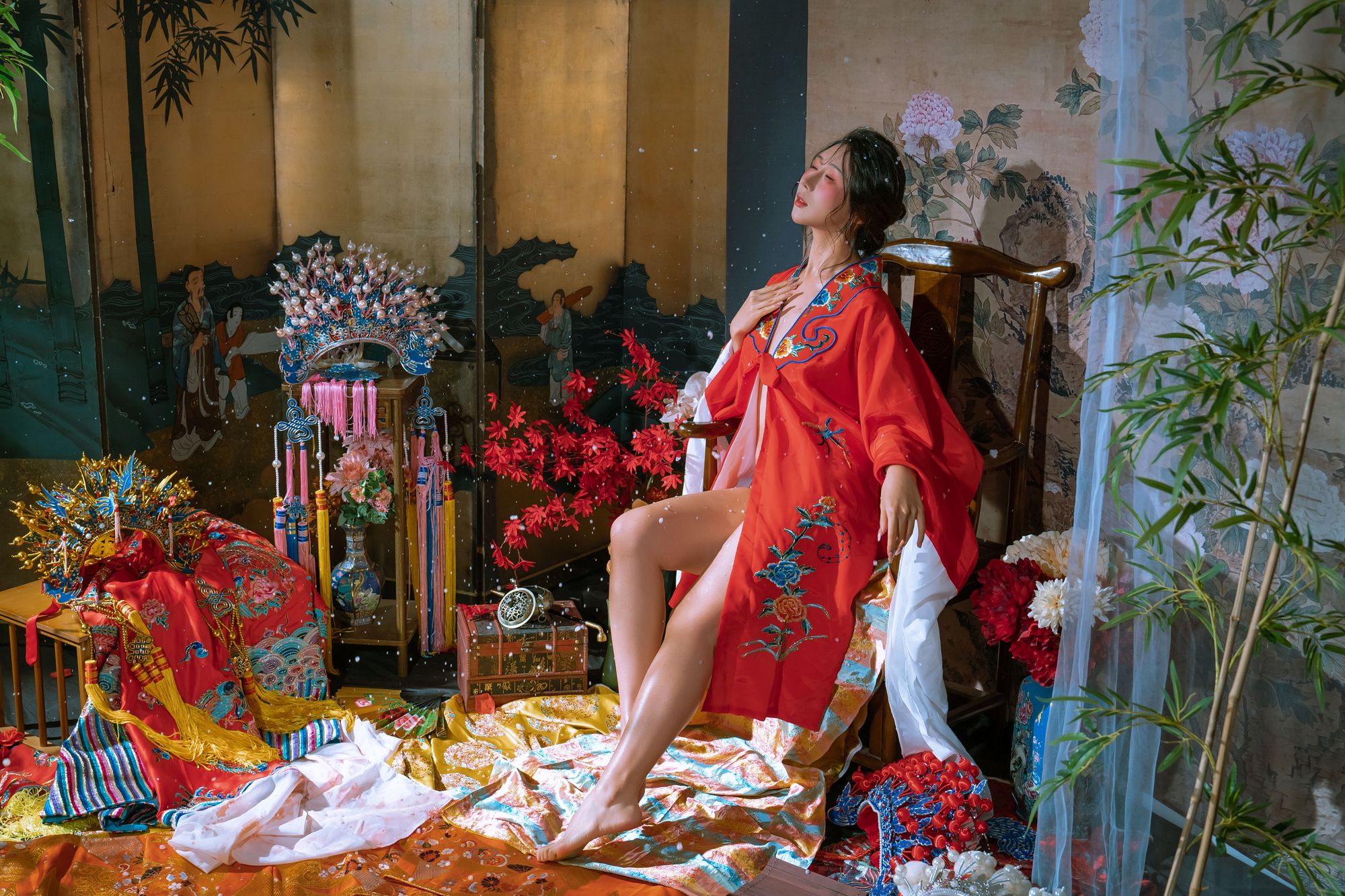 图片[2]-No.100 – 奶桃 优伶 [90P]-coswz-cos王者