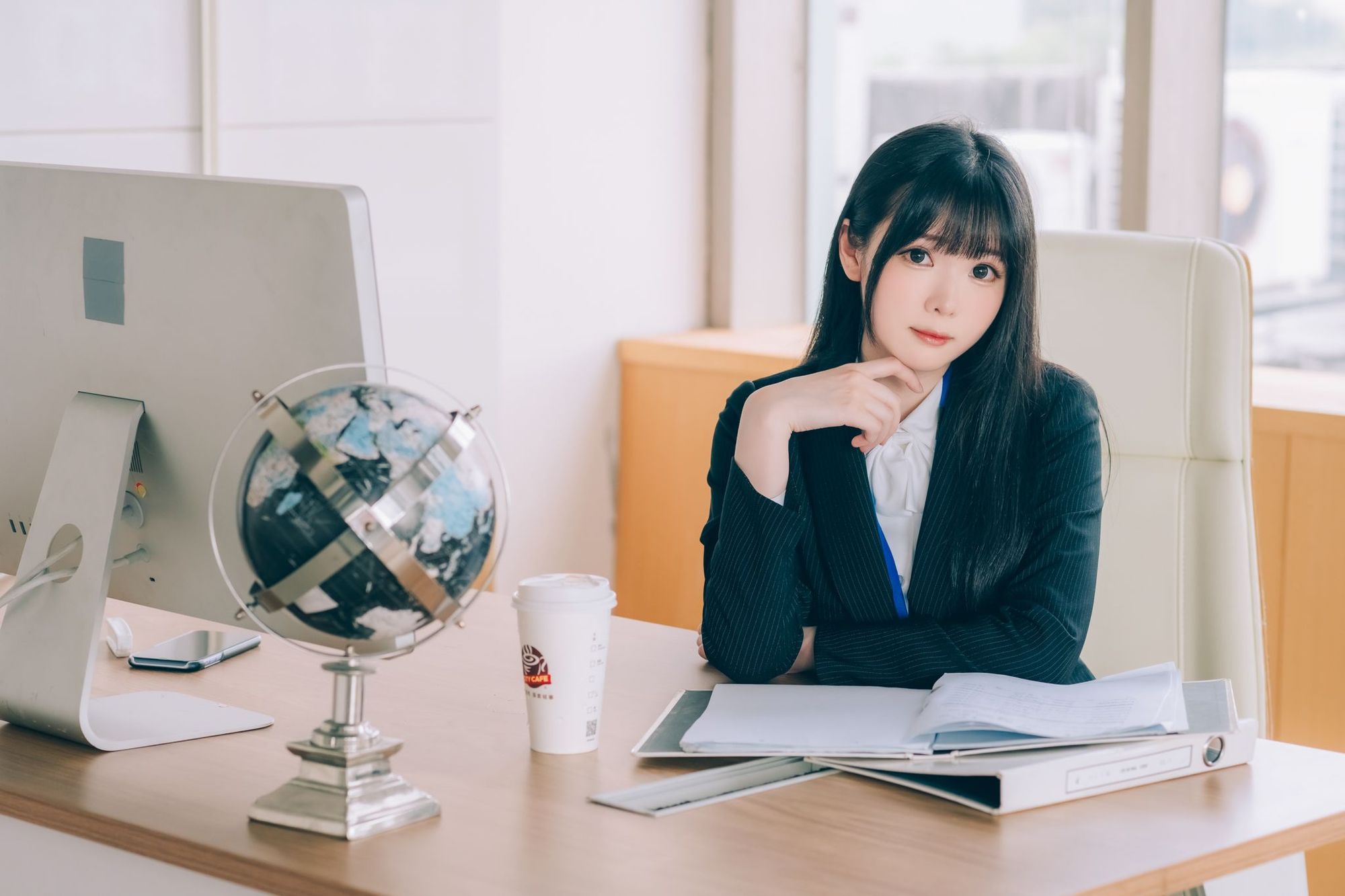 图片[3]-No.110 – 霜月的秘密辦公室 Shimo’ Secret Office [125P]-coswz-cos王者