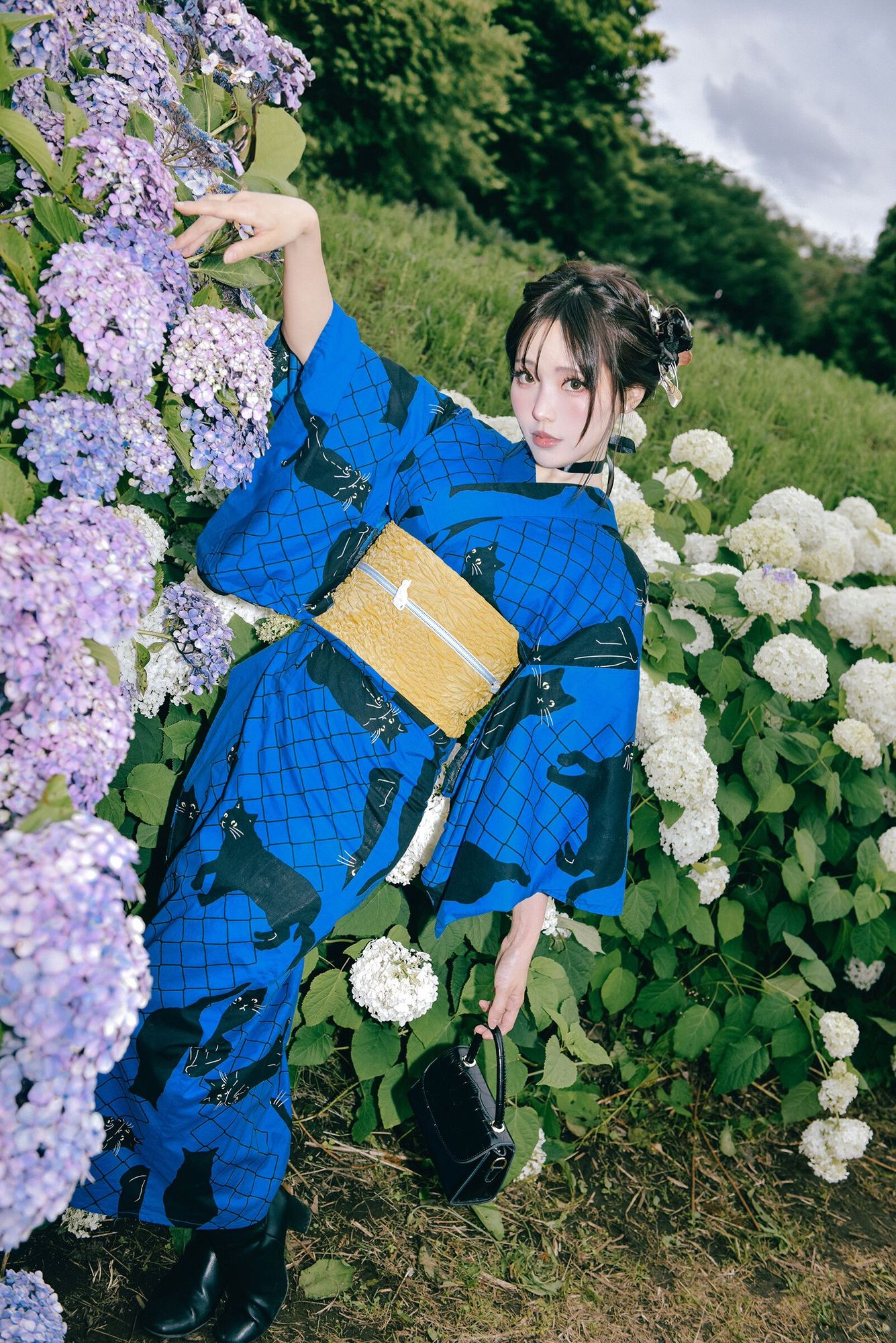 图片[2]-No.113 – Rainy Season Black Cat [38P 4V]-coswz-cos王者