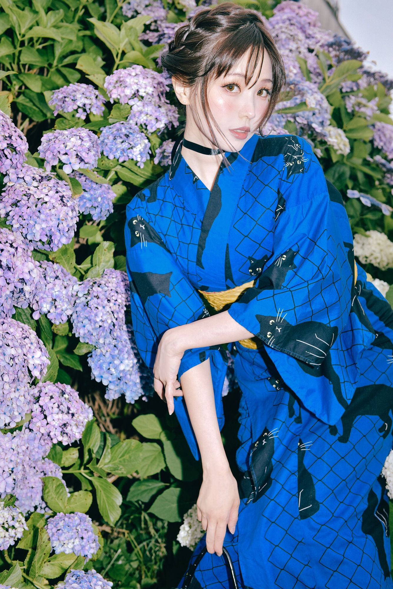 图片[3]-No.113 – Rainy Season Black Cat [38P 4V]-coswz-cos王者