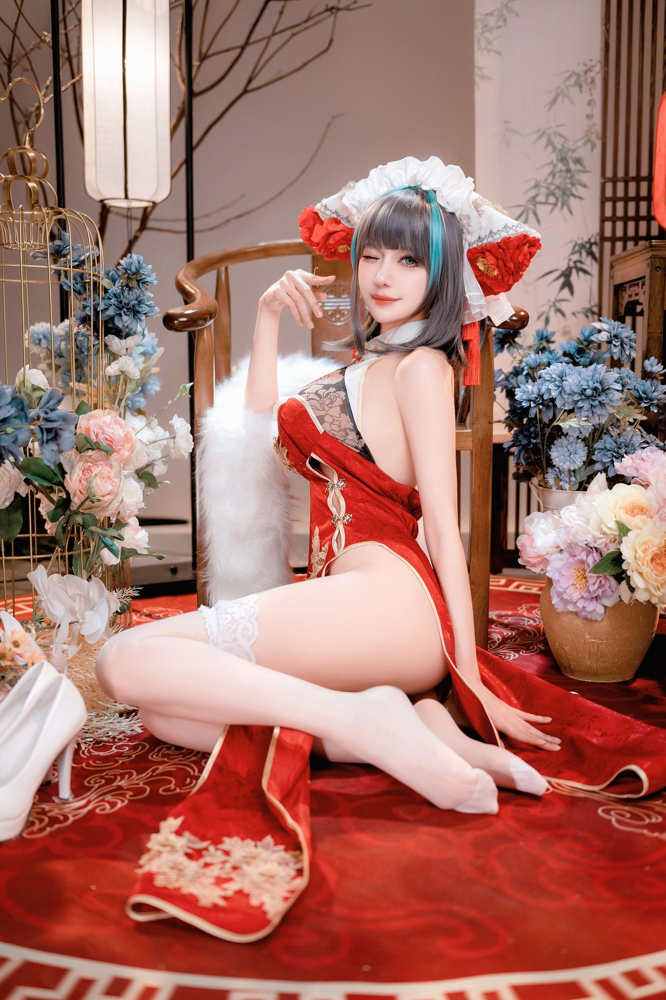 图片[3]-No.125 – 碧蓝航线 新年柴郡 [16P]-coswz-cos王者