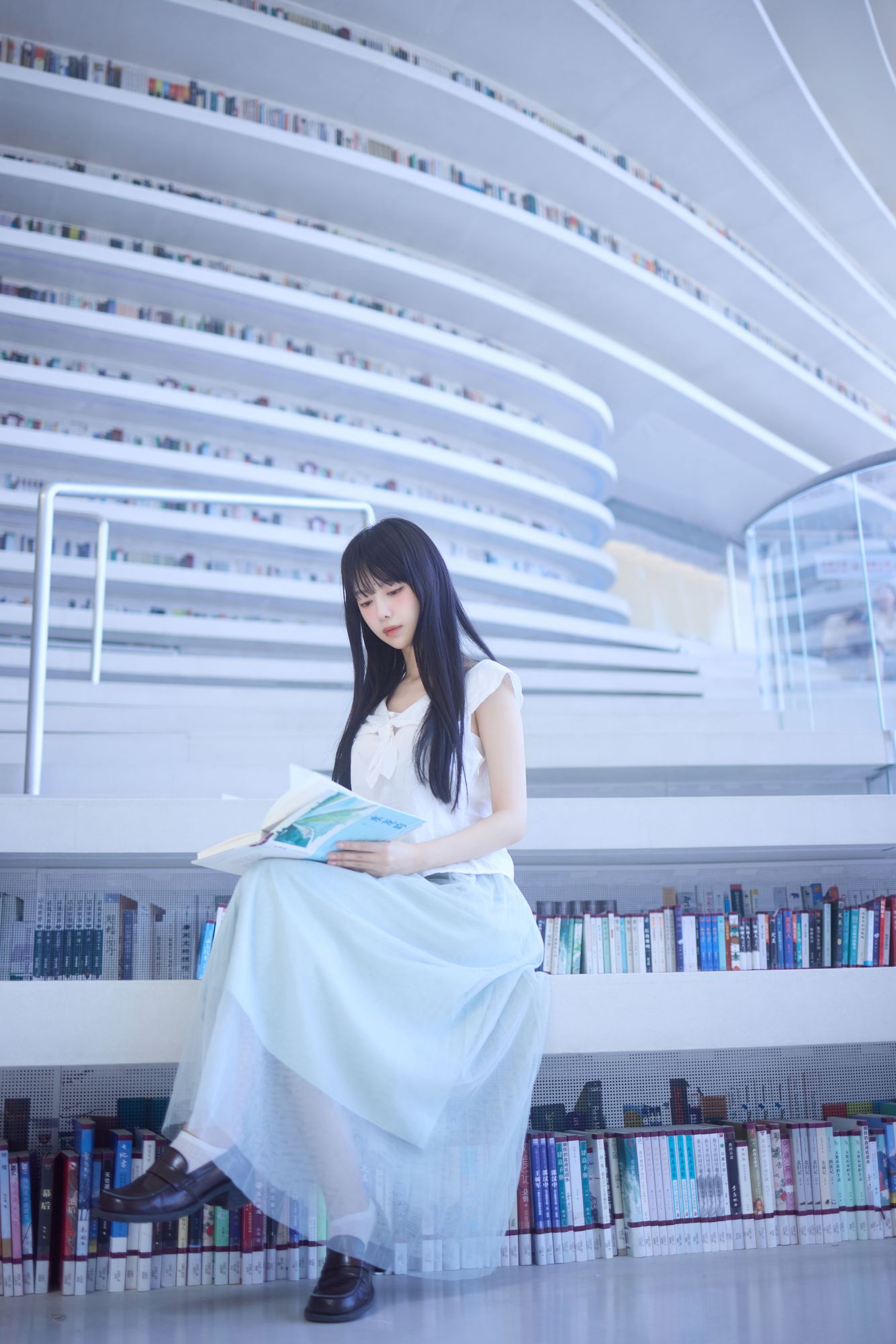 图片[3]-No.126 – 图书馆 [16P]-coswz-cos王者