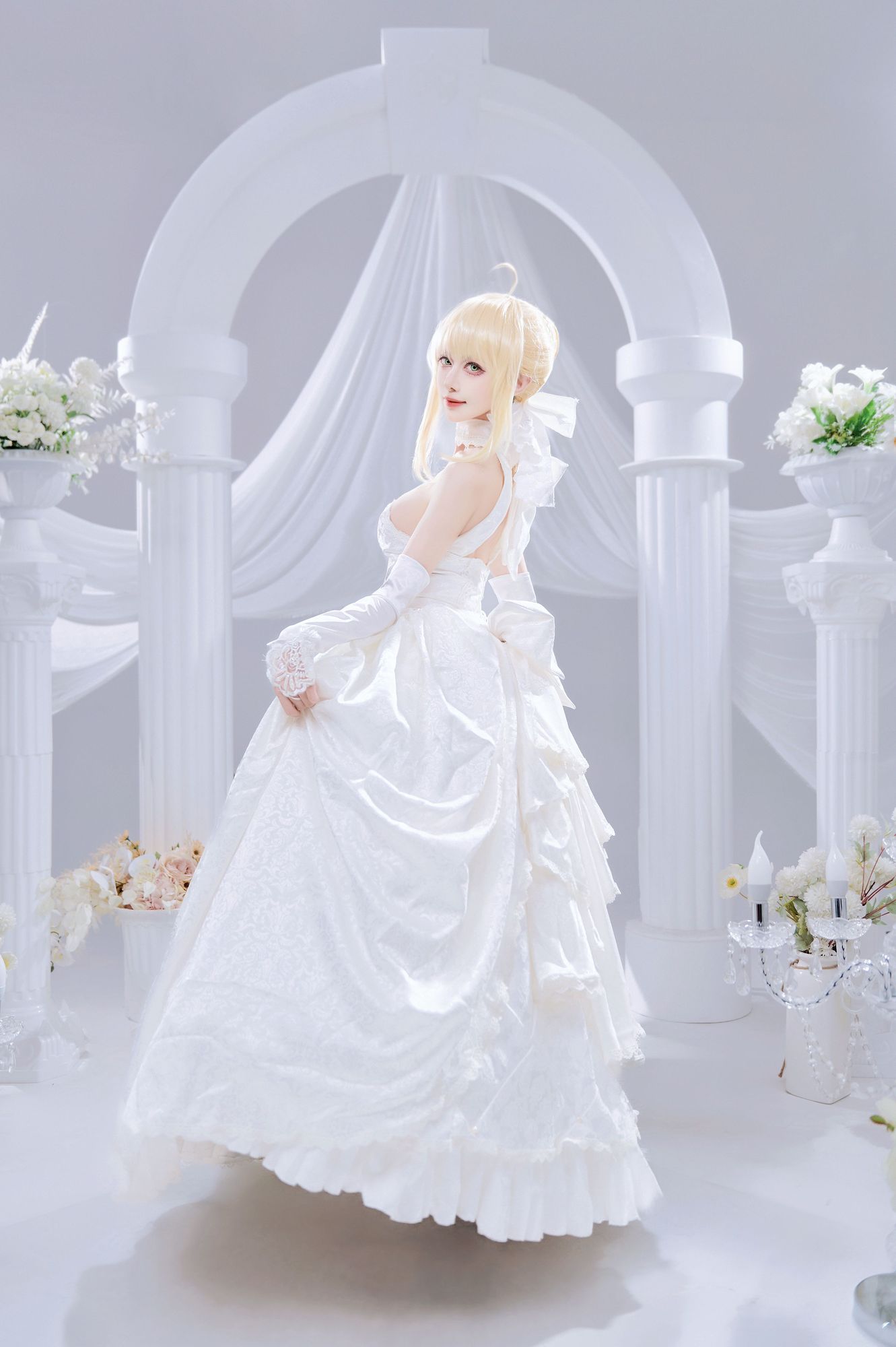 No.127 - FGO Saber花嫁 [22P]-coswz-cos王者