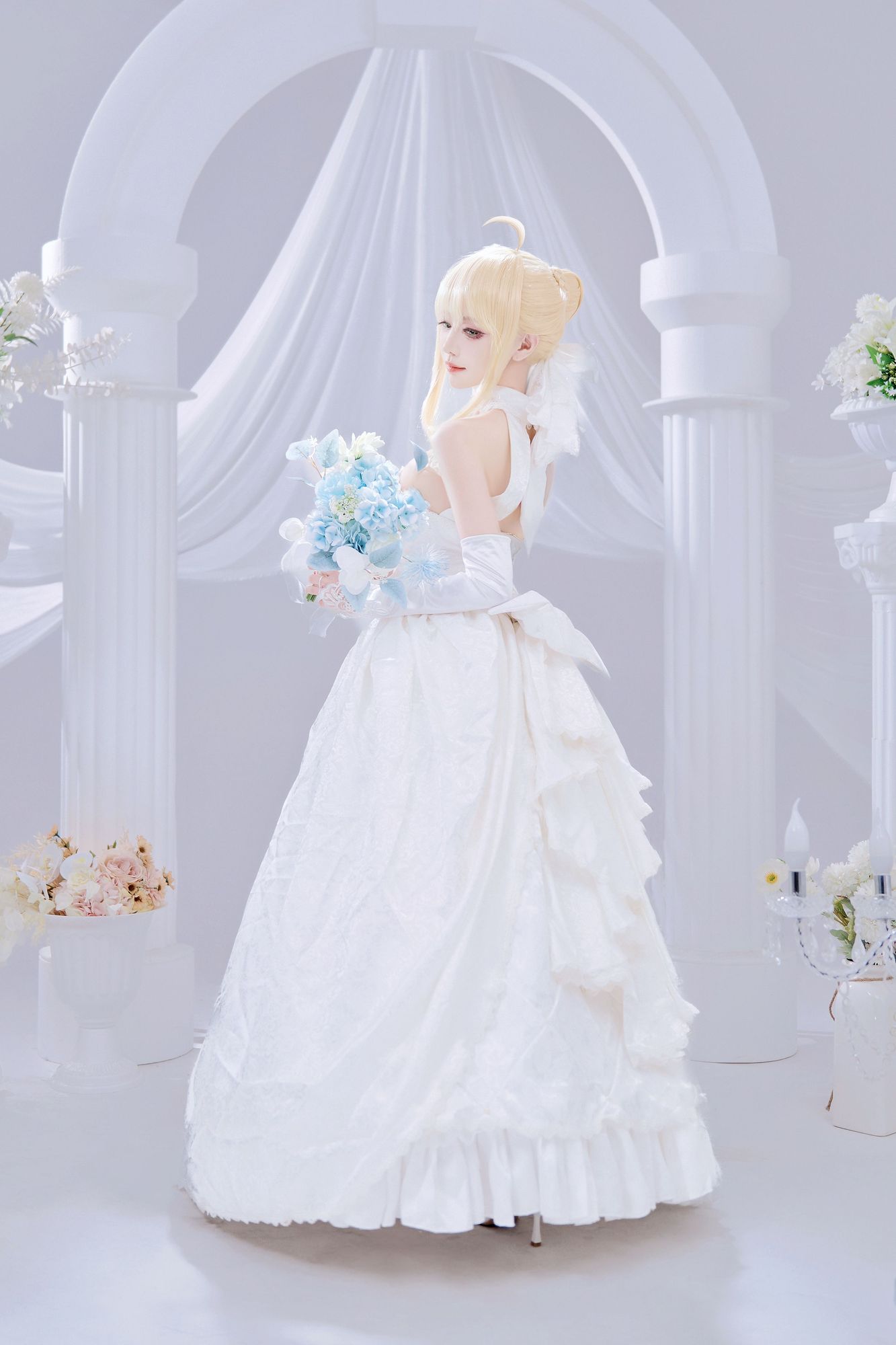 图片[4]-No.127 – FGO Saber花嫁 [22P]-coswz-cos王者