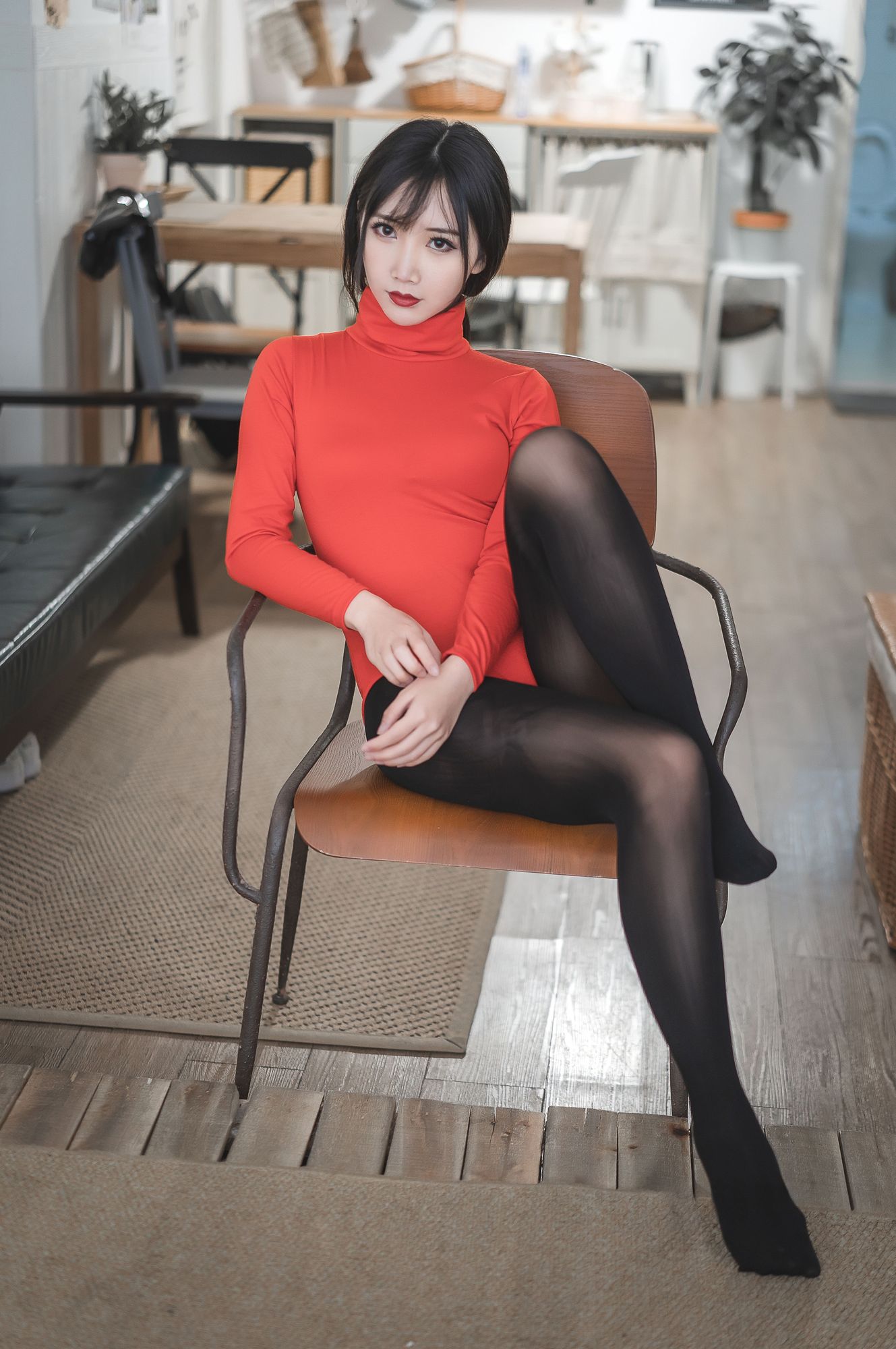 图片[6]-No.149 – 皮裤连体红毛衣 [20P]-coswz-cos王者