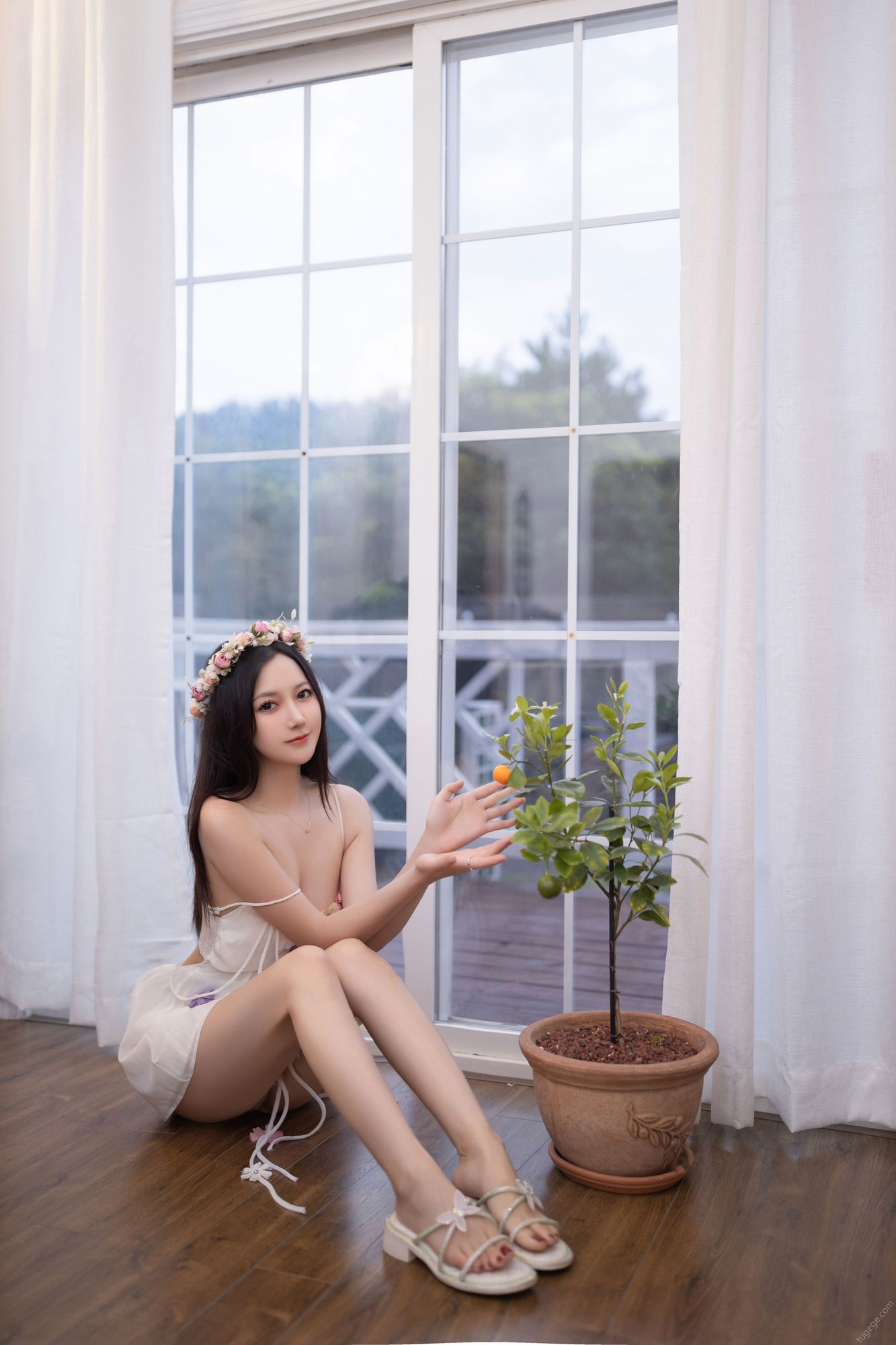 图片[2]-No.164 – 花的伞 [120P]-coswz-cos王者