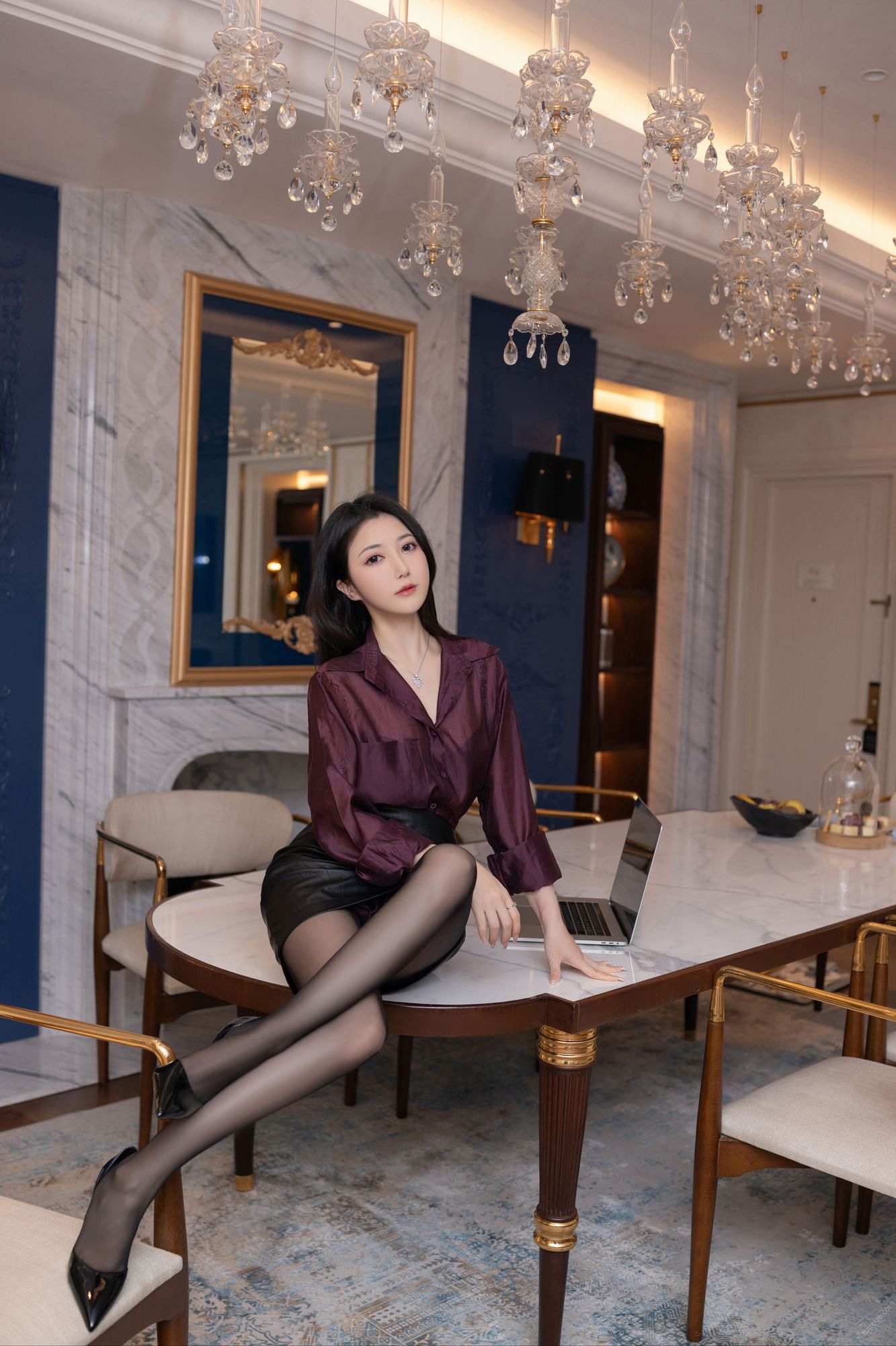 图片[8]-No.173 – 紫色衬衫 [120P]-coswz-cos王者