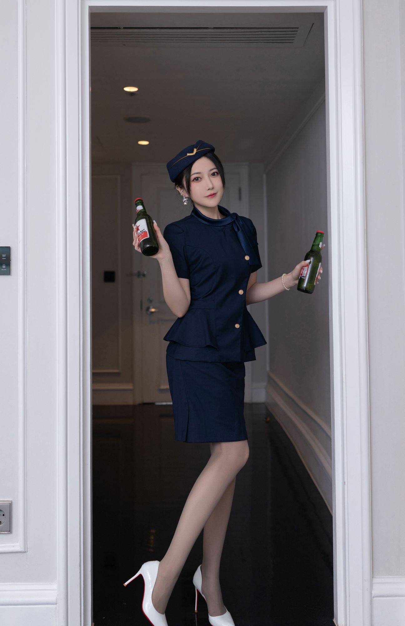 图片[4]-No.182 – 空姐制服 [120P]-coswz-cos王者