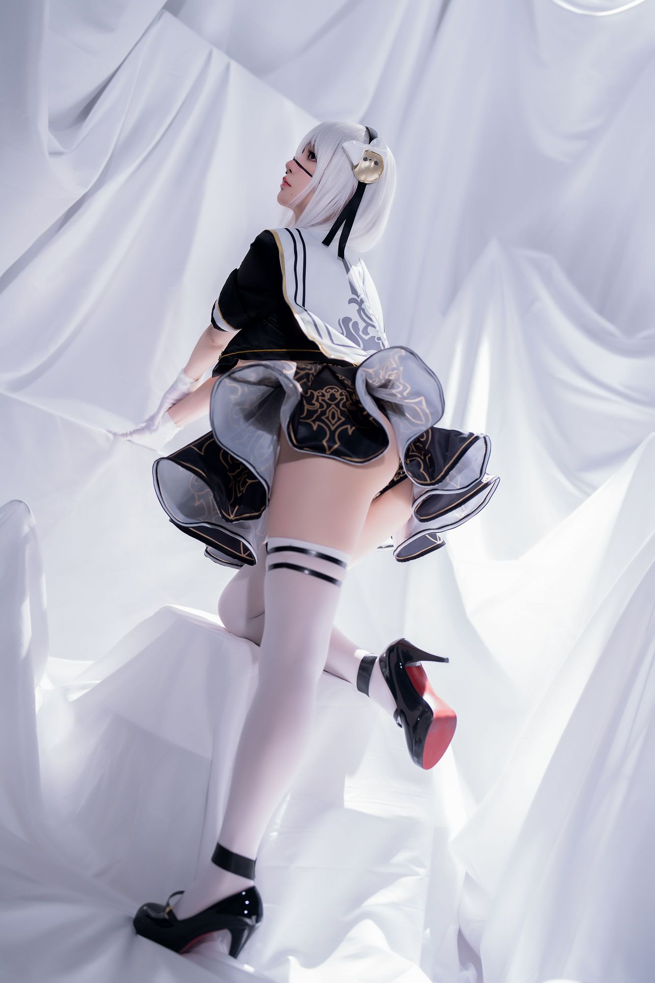 图片[3]-No.252 – 2025年02月计划C 尼尔同人 2B学生服 [29P]-coswz-cos王者