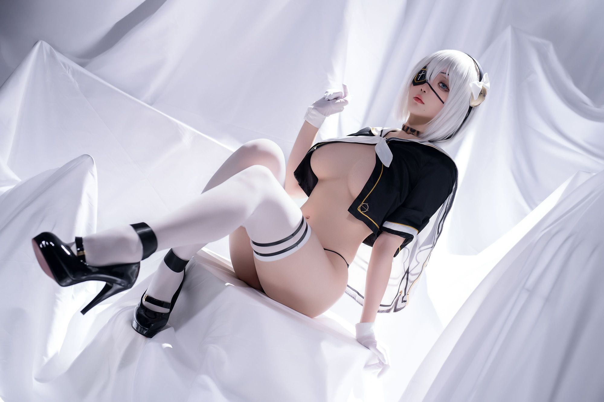 图片[2]-No.252 – 2025年02月计划C 尼尔同人 2B学生服 [29P]-coswz-cos王者