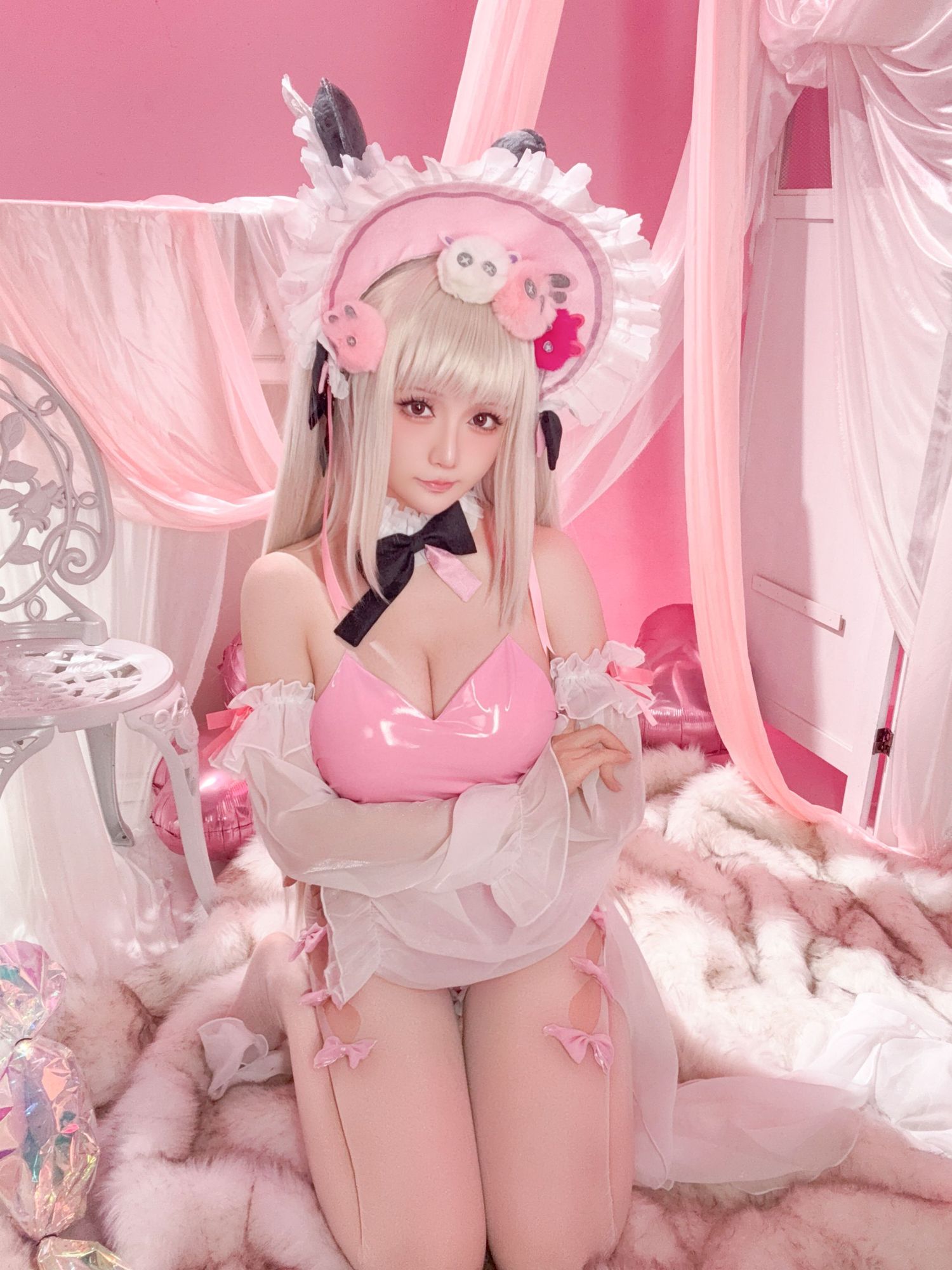 图片[2]-No.273 – 2025年06月计划C 碧蓝航线 哈尔福德兔女郎 [47P]-coswz-cos王者