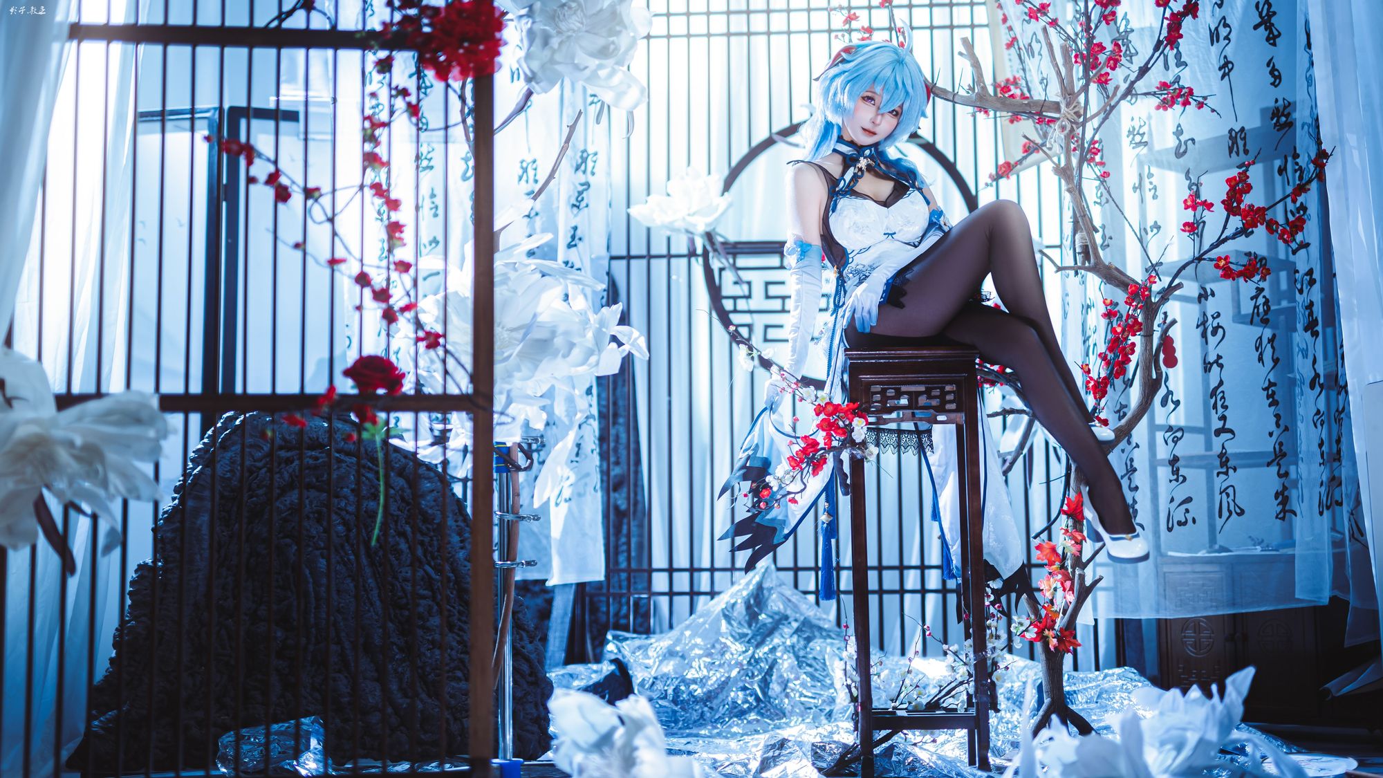 图片[3]-No.313 – 2024年会员 原神 甘雨 旗袍 [27P]-coswz-cos王者