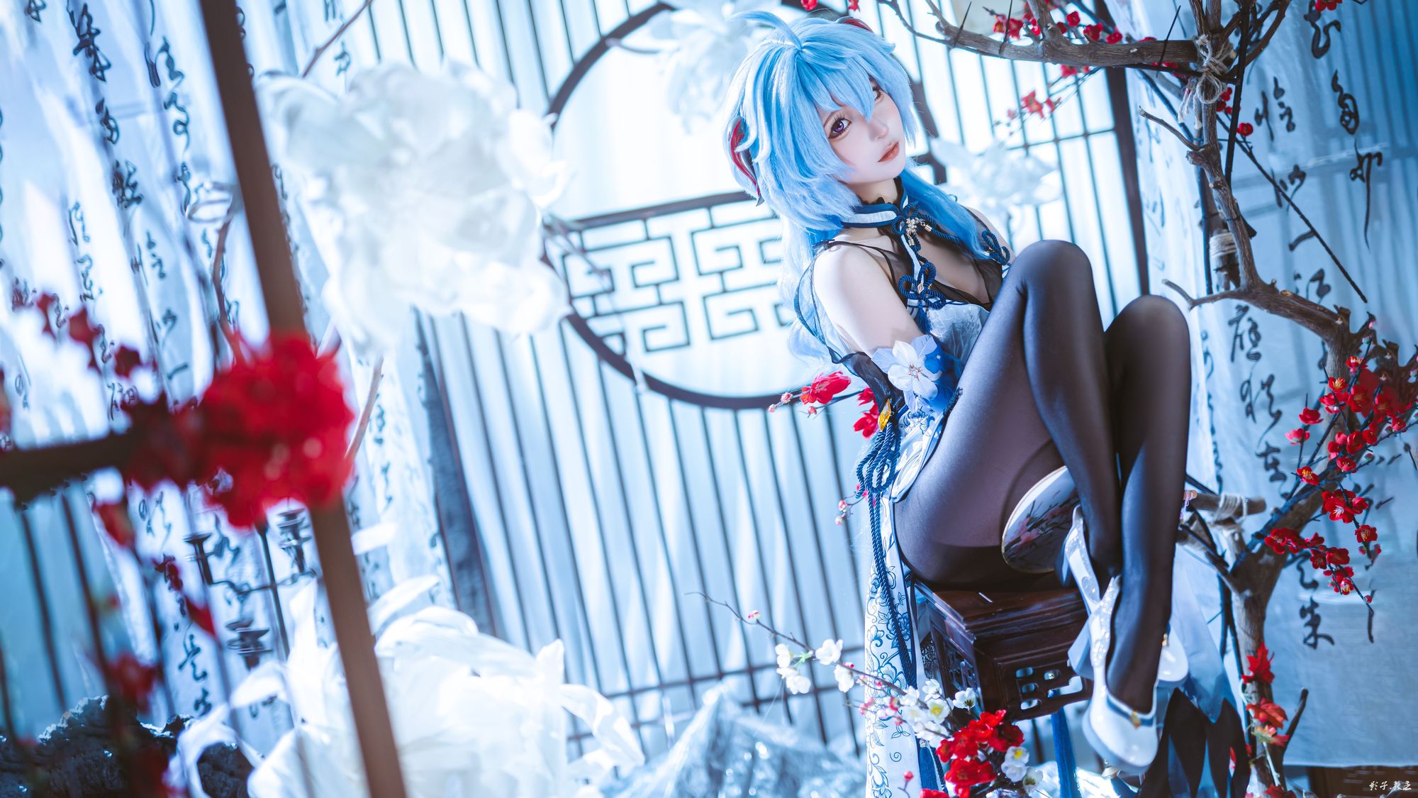 图片[2]-No.313 – 2024年会员 原神 甘雨 旗袍 [27P]-coswz-cos王者