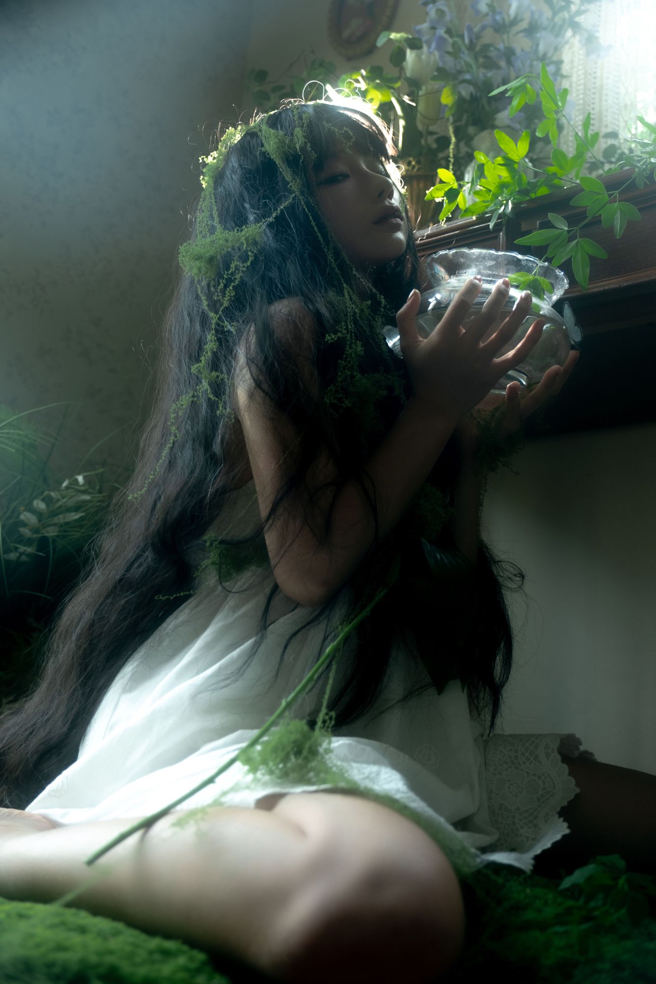 No.315 - 2024年会员 白吊带 [36P]-coswz-cos王者