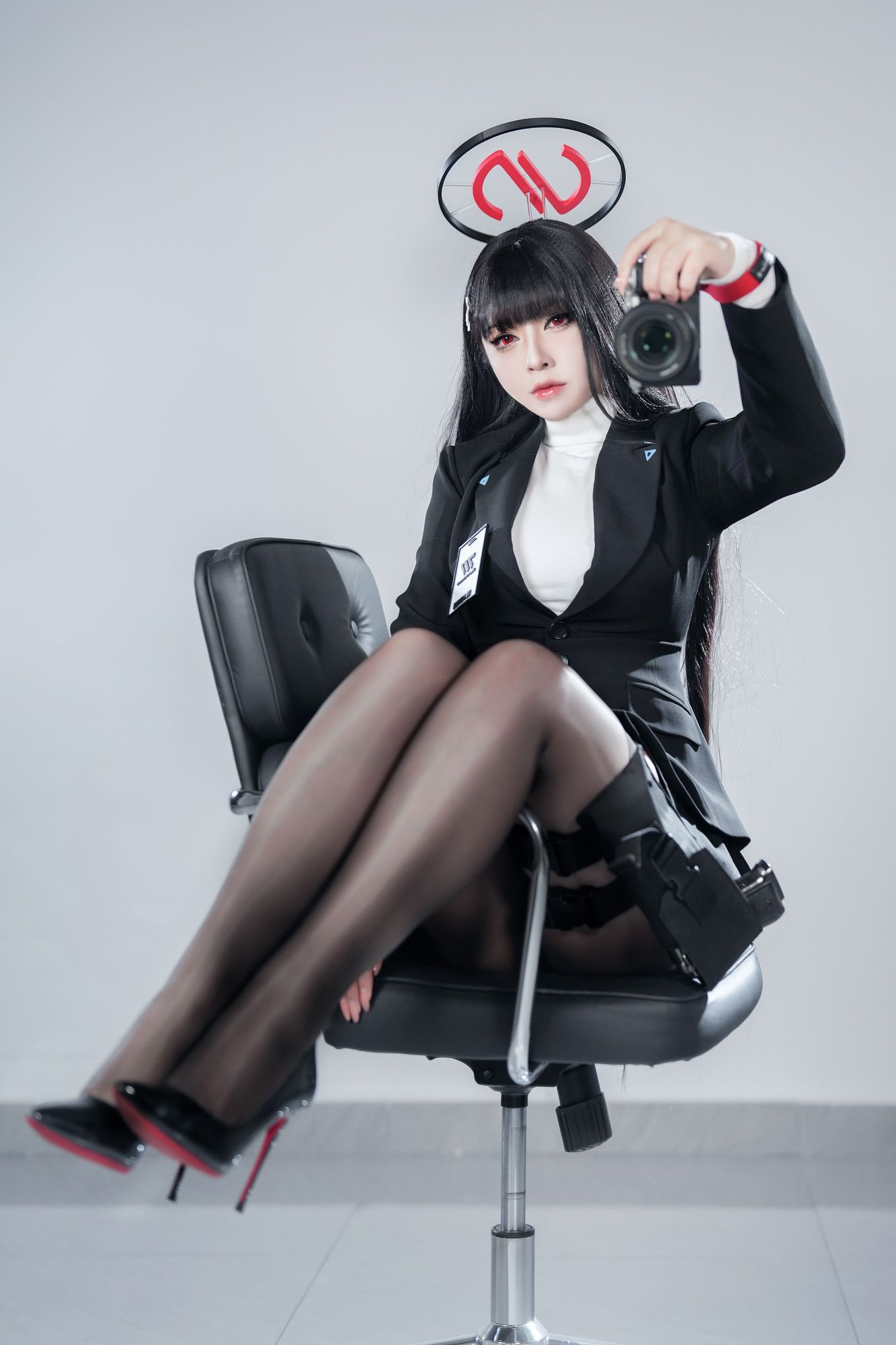 No.071 - 碧蓝档案 调月莉音 [60P 8V]-coswz-cos王者