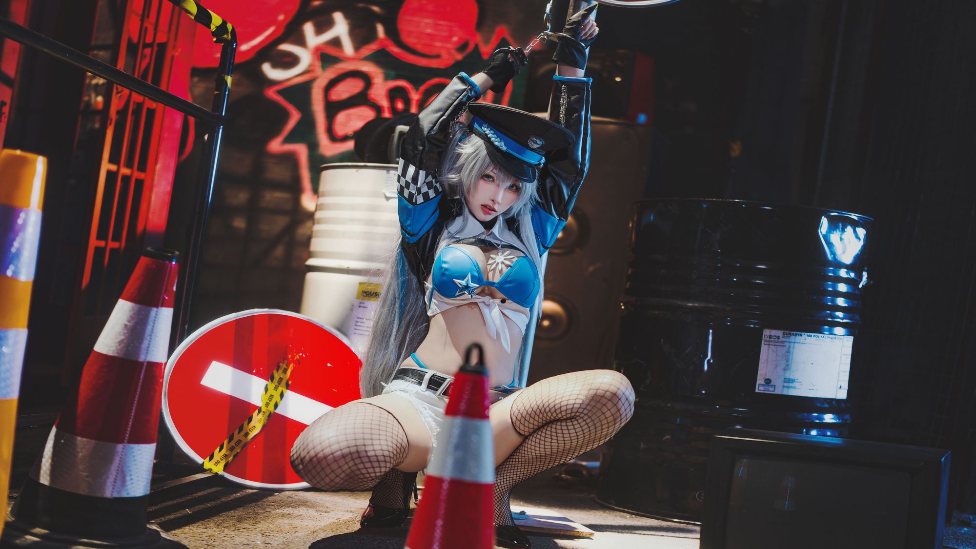 图片[3]-No.029 – 交错战线 刃齿女警 [22P]-coswz-cos王者