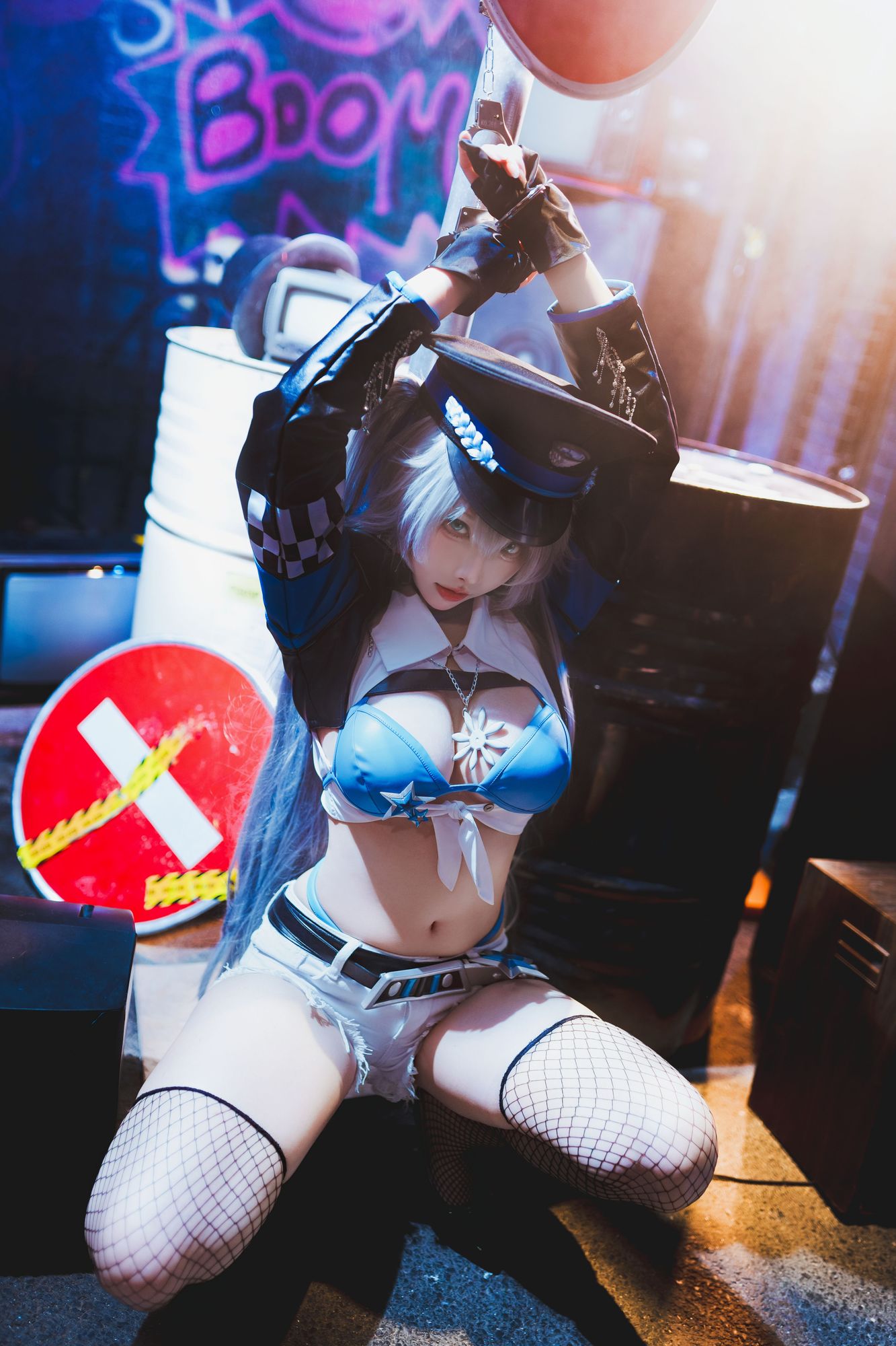 图片[5]-No.029 – 交错战线 刃齿女警 [22P]-coswz-cos王者
