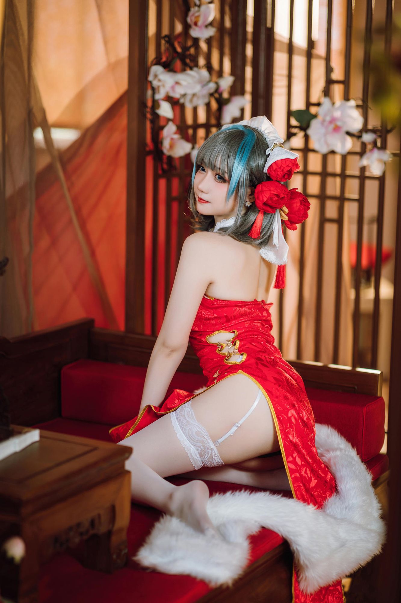 图片[5]-No.050 – 碧蓝航线 柴郡旗袍 [29P]-coswz-cos王者