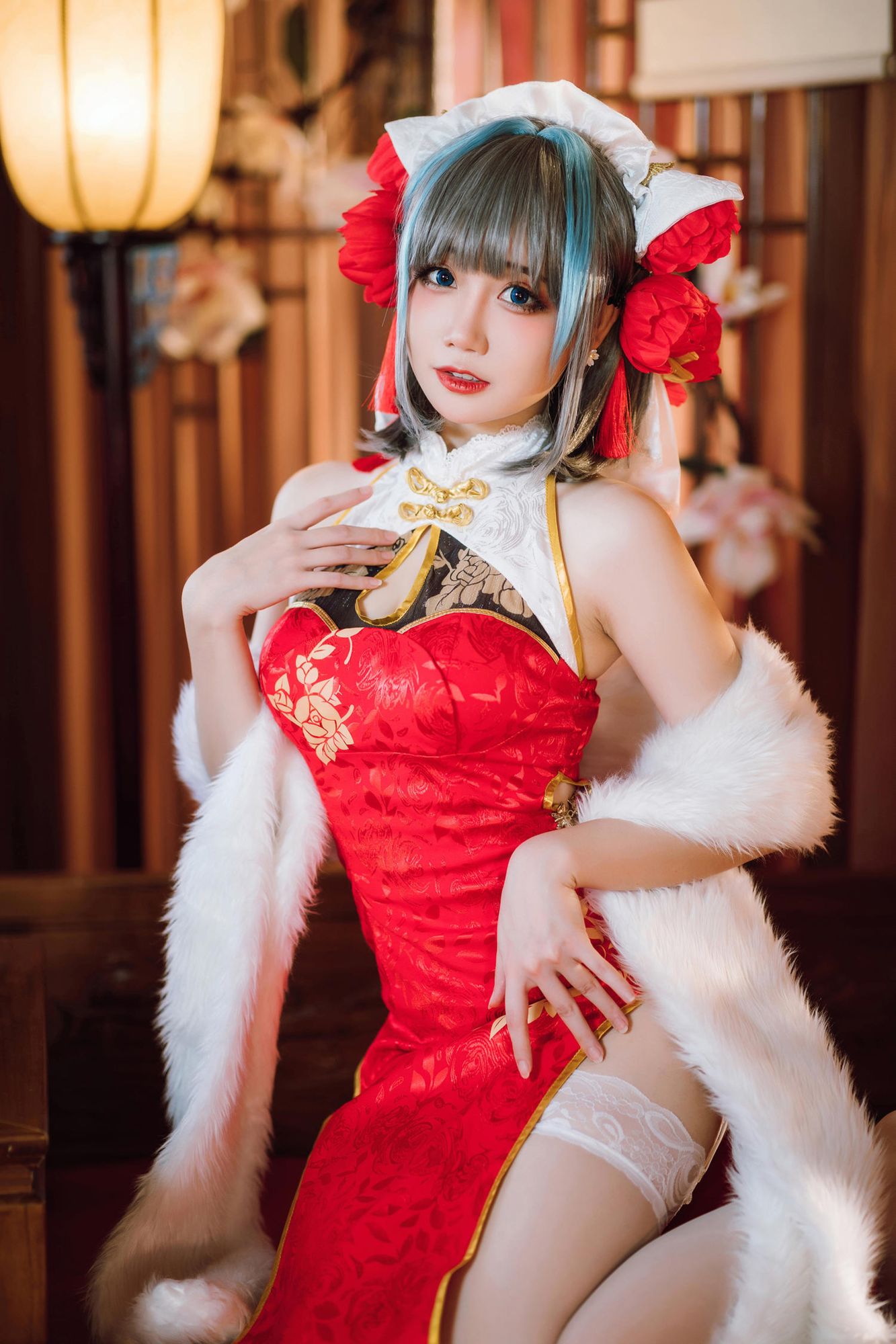 图片[6]-No.050 – 碧蓝航线 柴郡旗袍 [29P]-coswz-cos王者