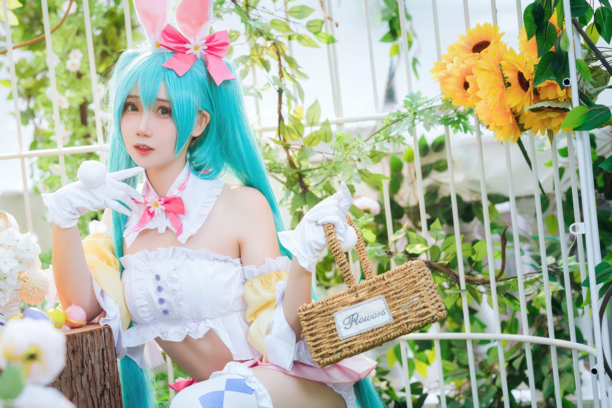 图片[3]-No.051 – 初音未来 复活节兔子 [22P]-coswz-cos王者