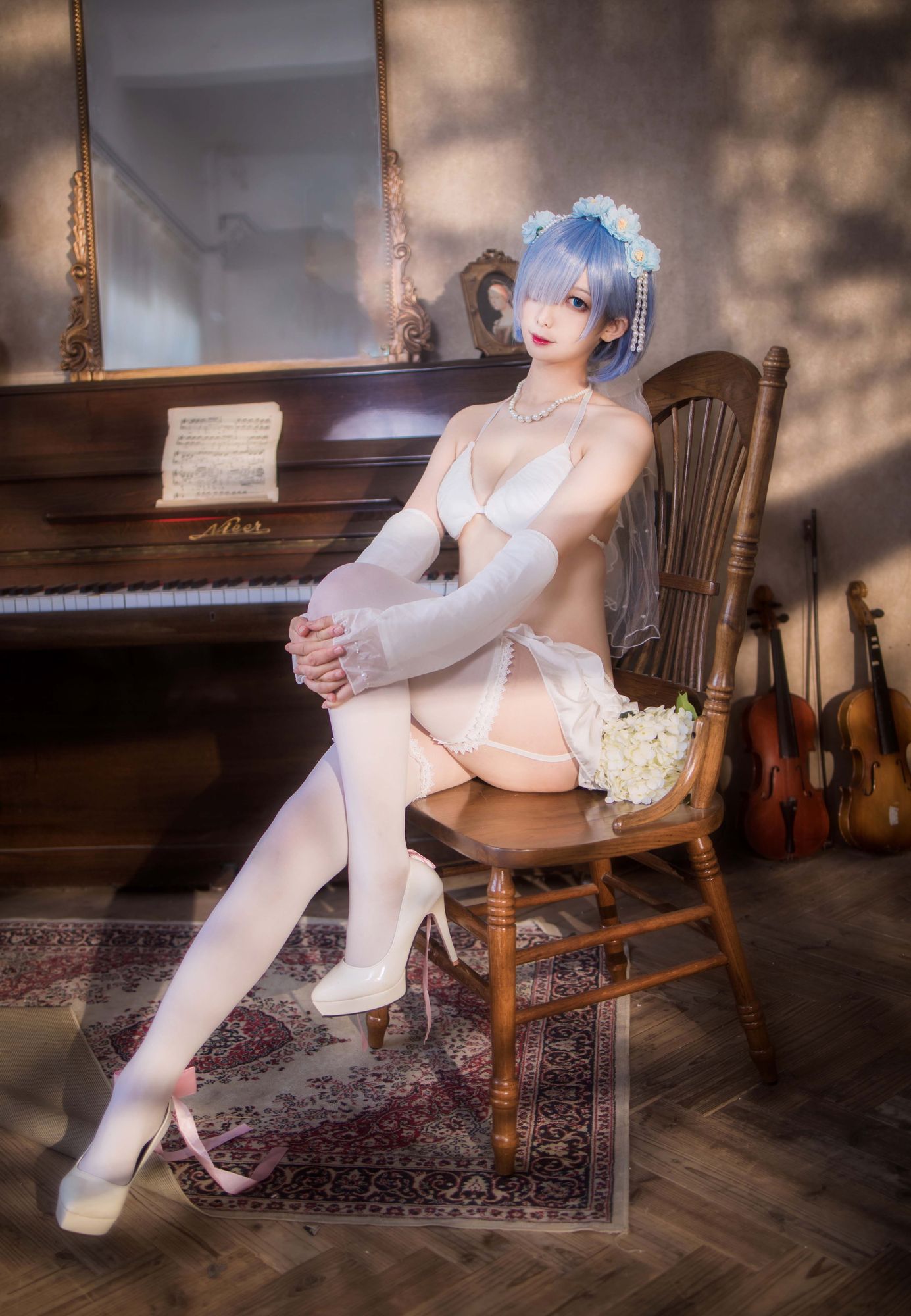 图片[3]-No.054 – 蕾姆花嫁 [26P]-coswz-cos王者