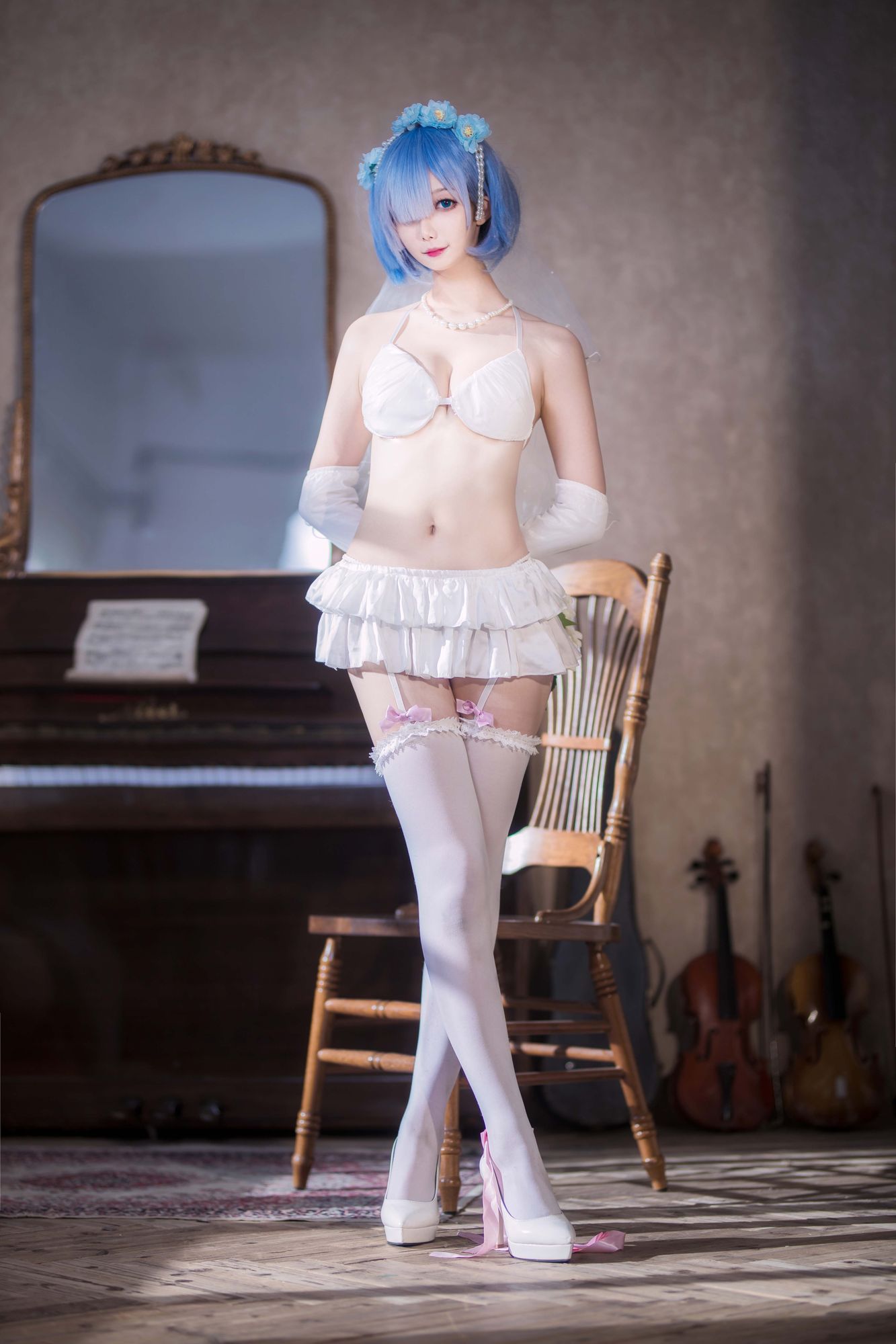 图片[5]-No.054 – 蕾姆花嫁 [26P]-coswz-cos王者