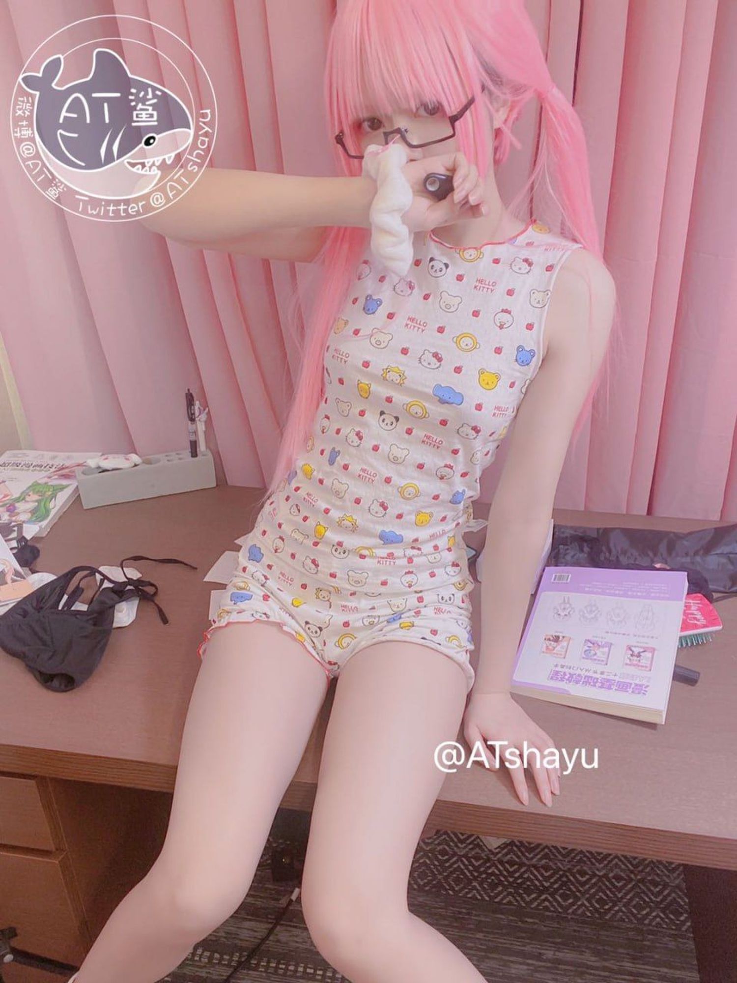 图片[43]-No.083 – 居家鲨鲨 [49P]-coswz-cos王者