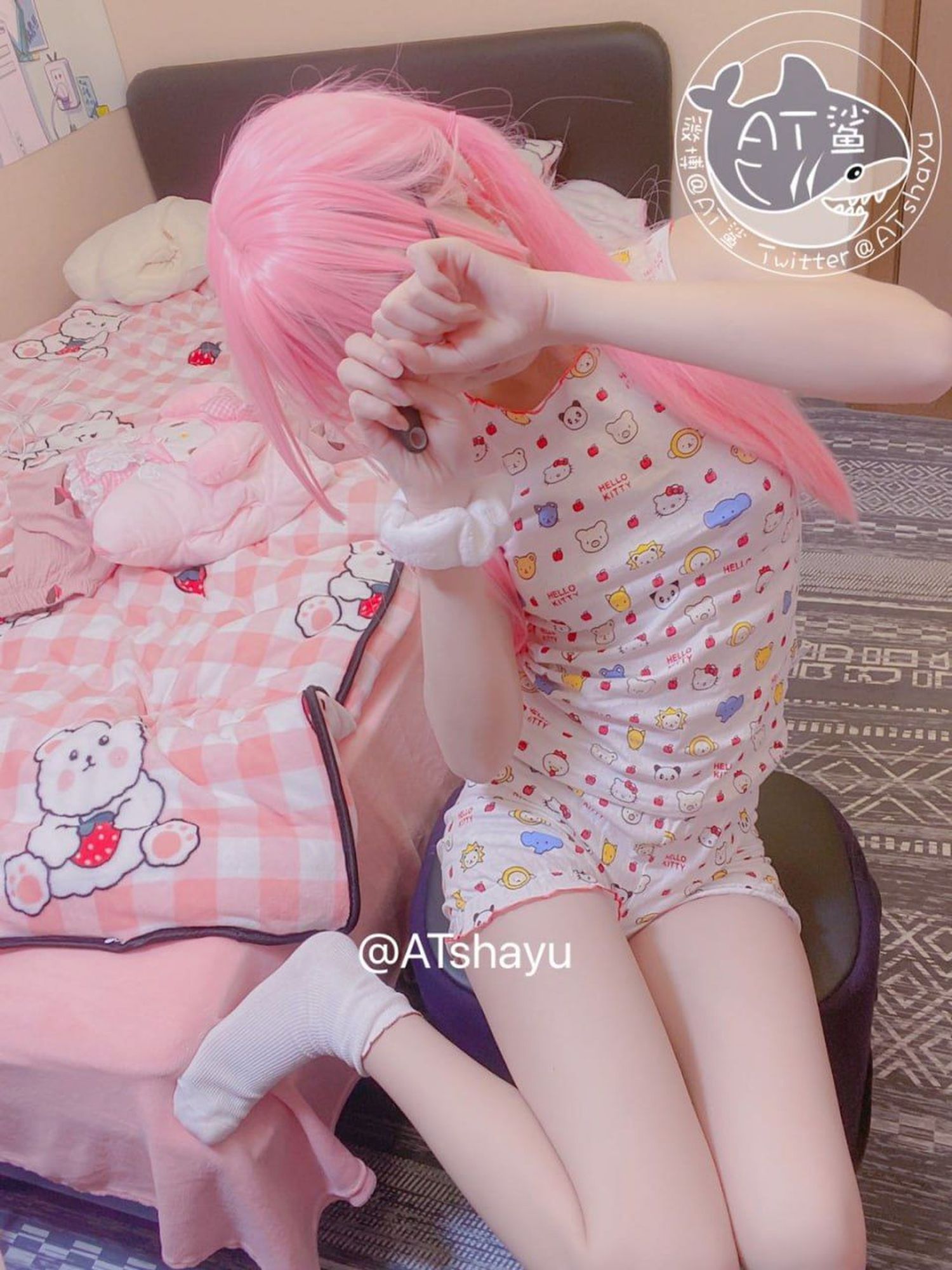 图片[10]-No.083 – 居家鲨鲨 [49P]-coswz-cos王者