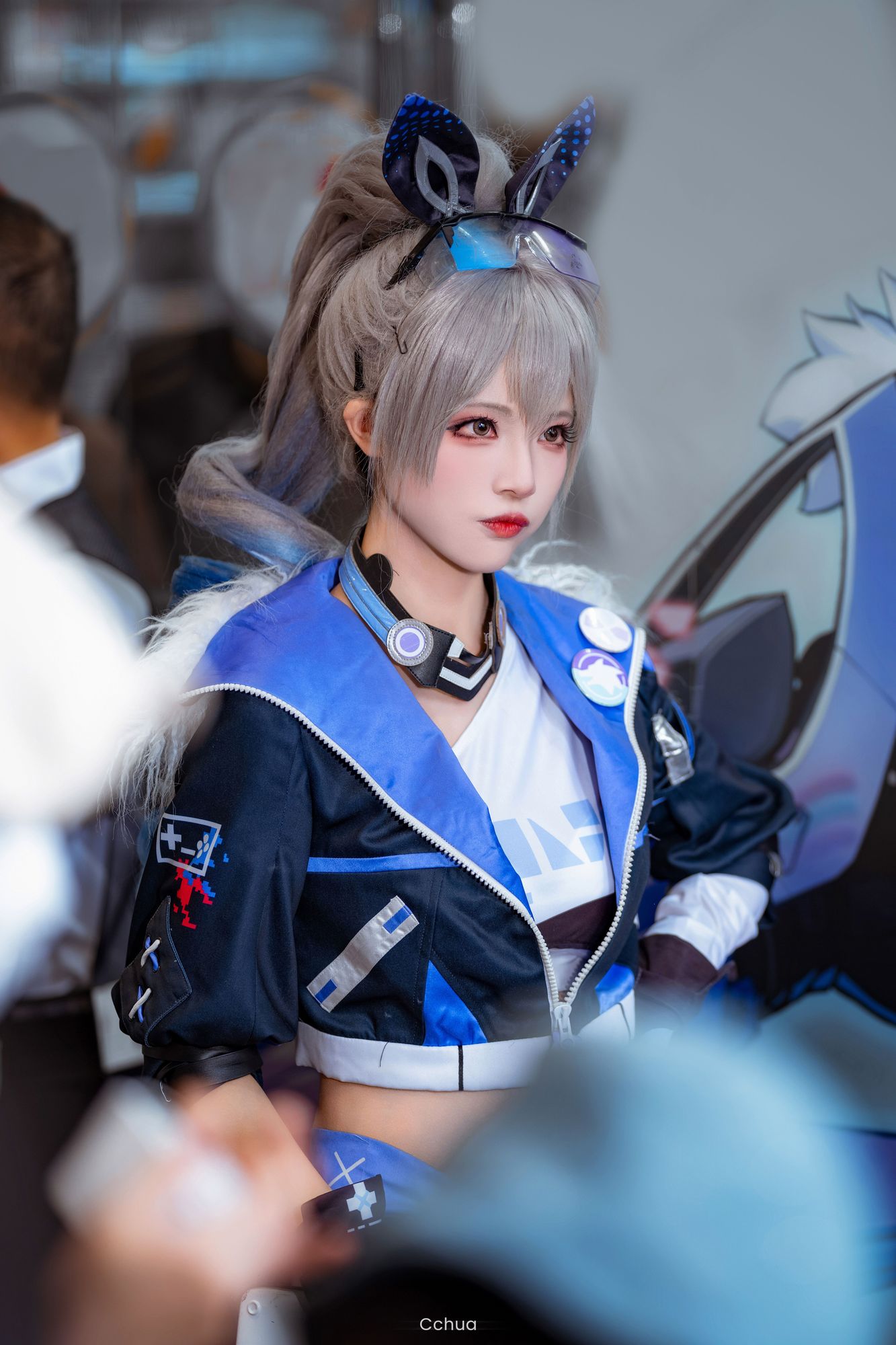 No.539 - 「河野華」萤火虫动漫游戏嘉年华 银狼 [17P]-coswz-cos王者