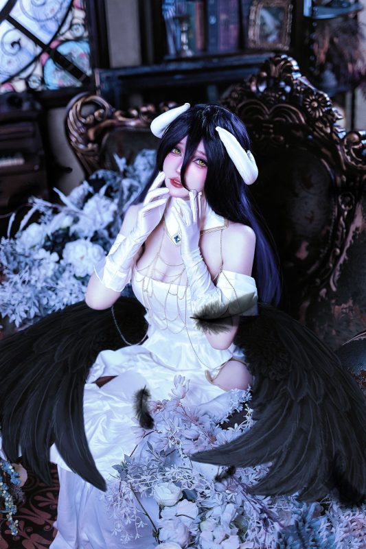 No.547 - 「阿洛洛洛大魔王」Overlord 雅儿贝德 [13P]-coswz-cos王者