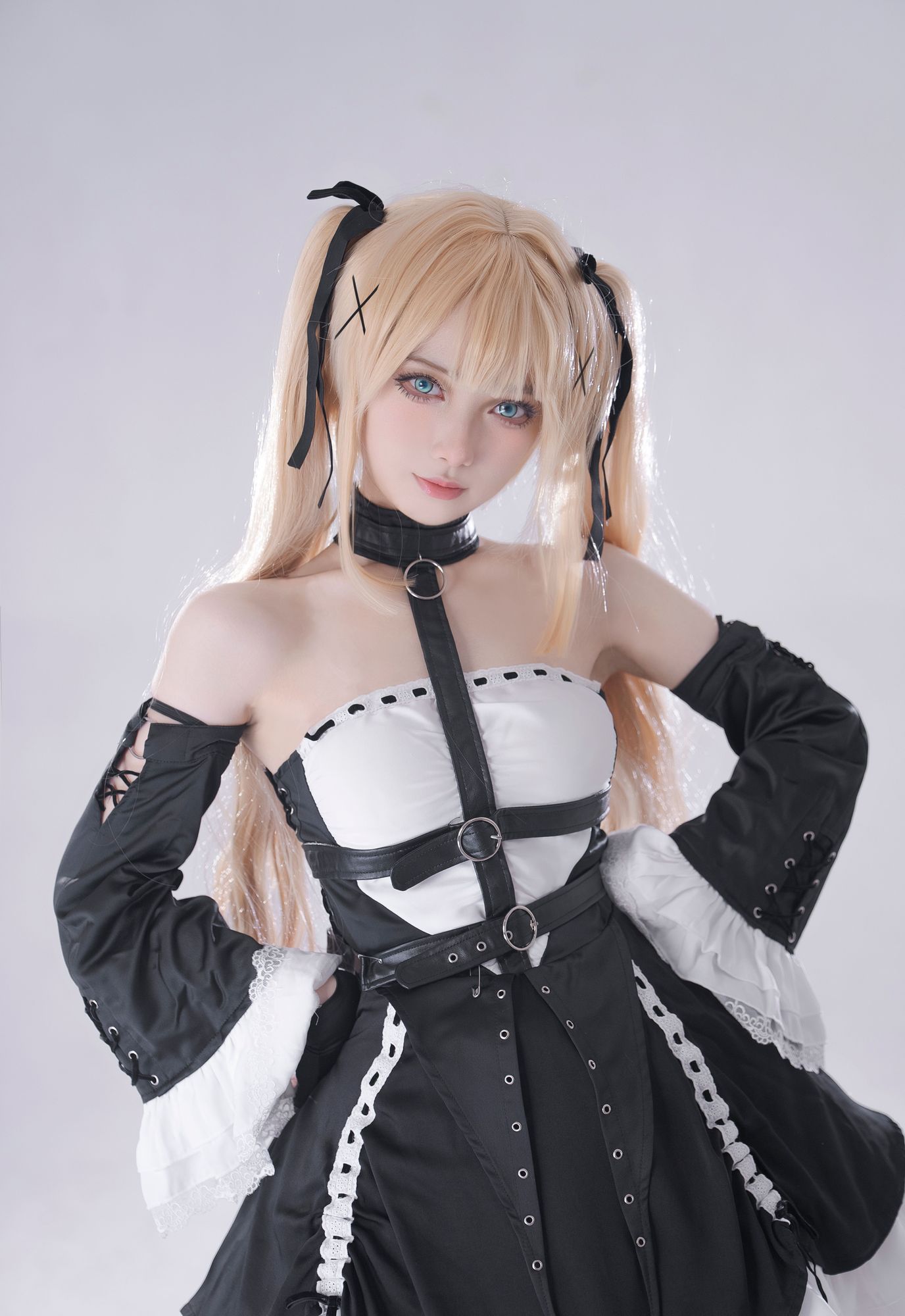 No.552 - 「炭烤莉莉黑」死或生 玛丽萝丝 [15P]-coswz-cos王者