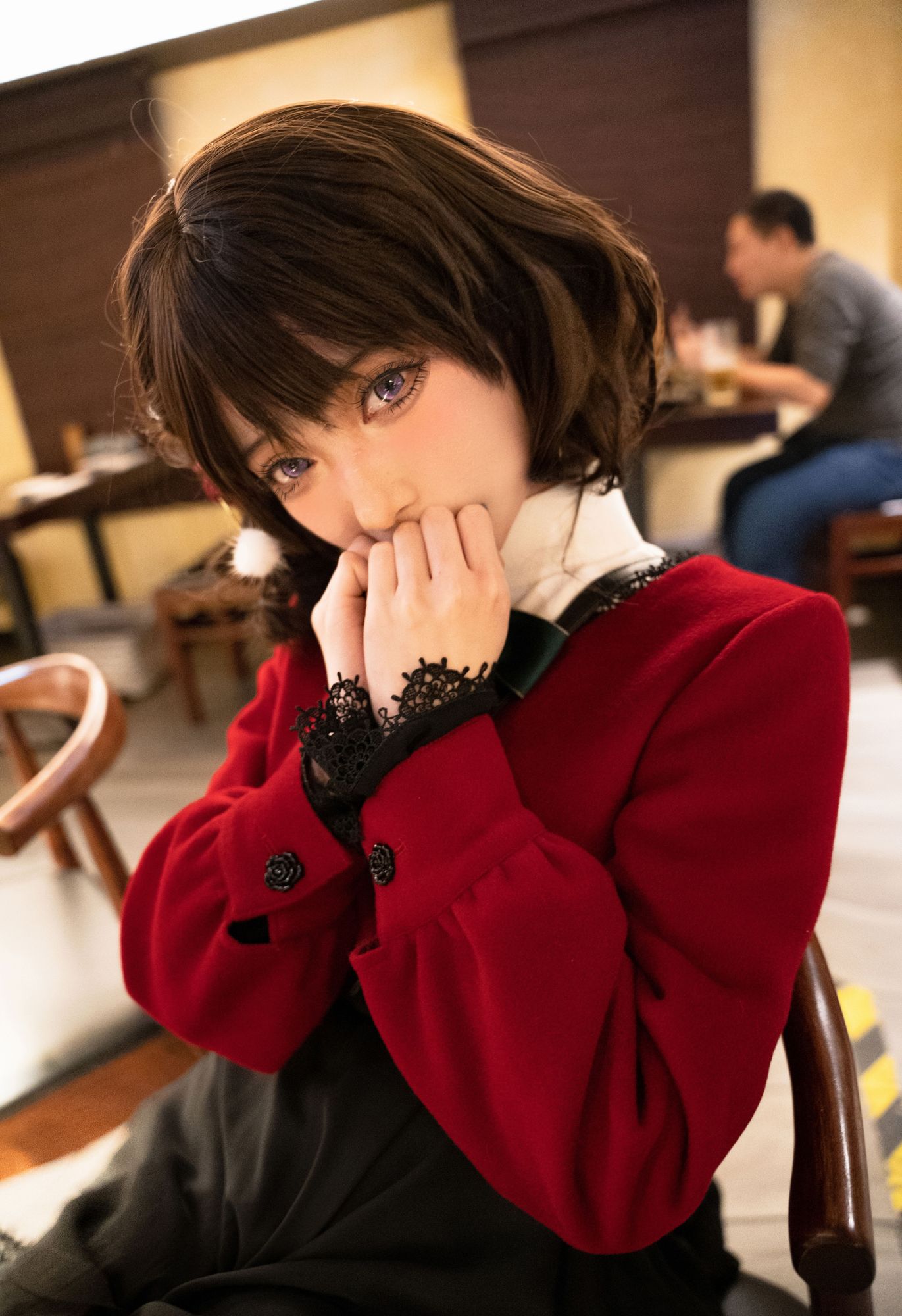 No.557 - 「炭烤莉莉黑」桌面少女 冬 林檎 [18P]-coswz-cos王者