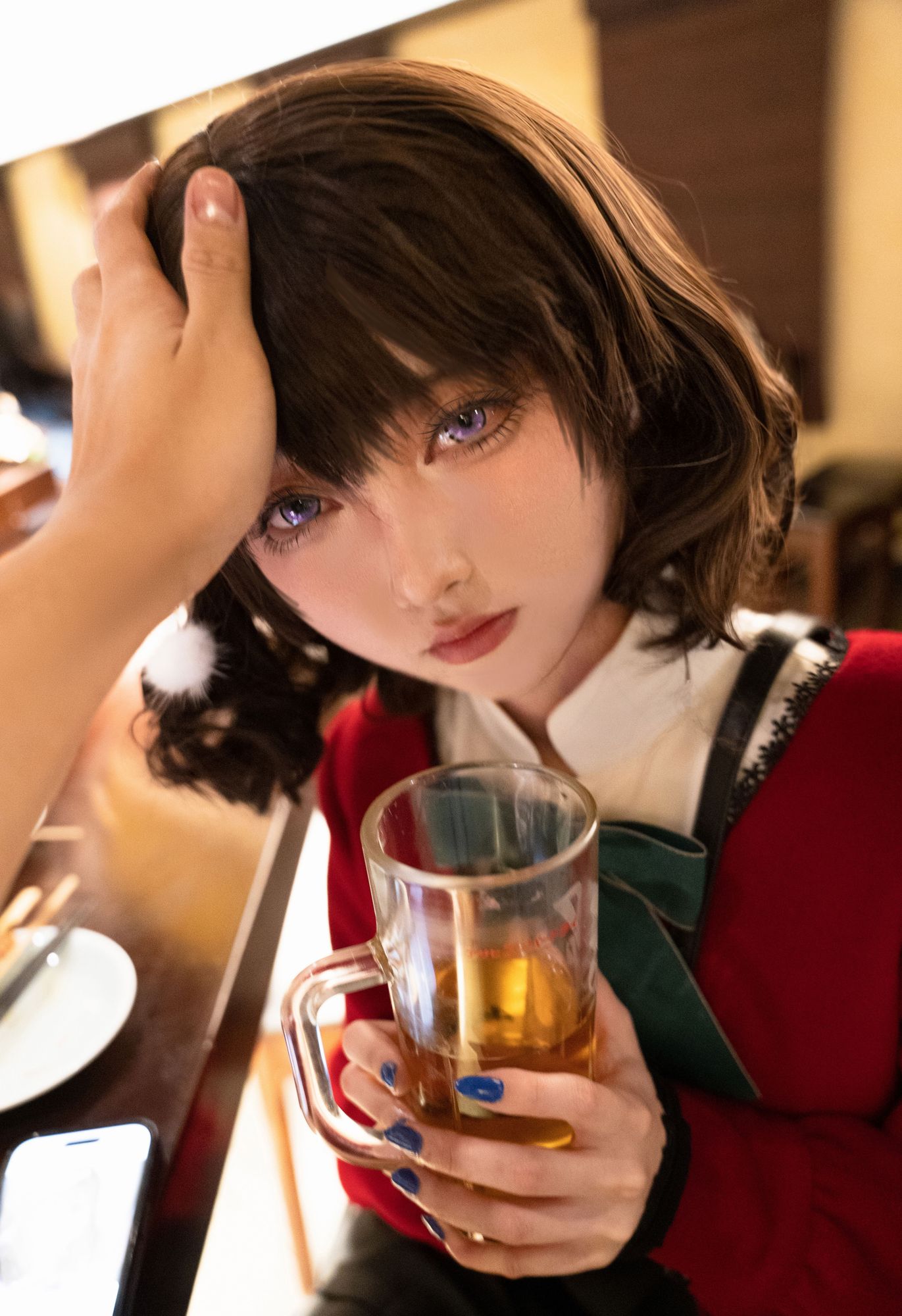 图片[5]-No.557 – 「炭烤莉莉黑」桌面少女 冬 林檎 [18P]-coswz-cos王者