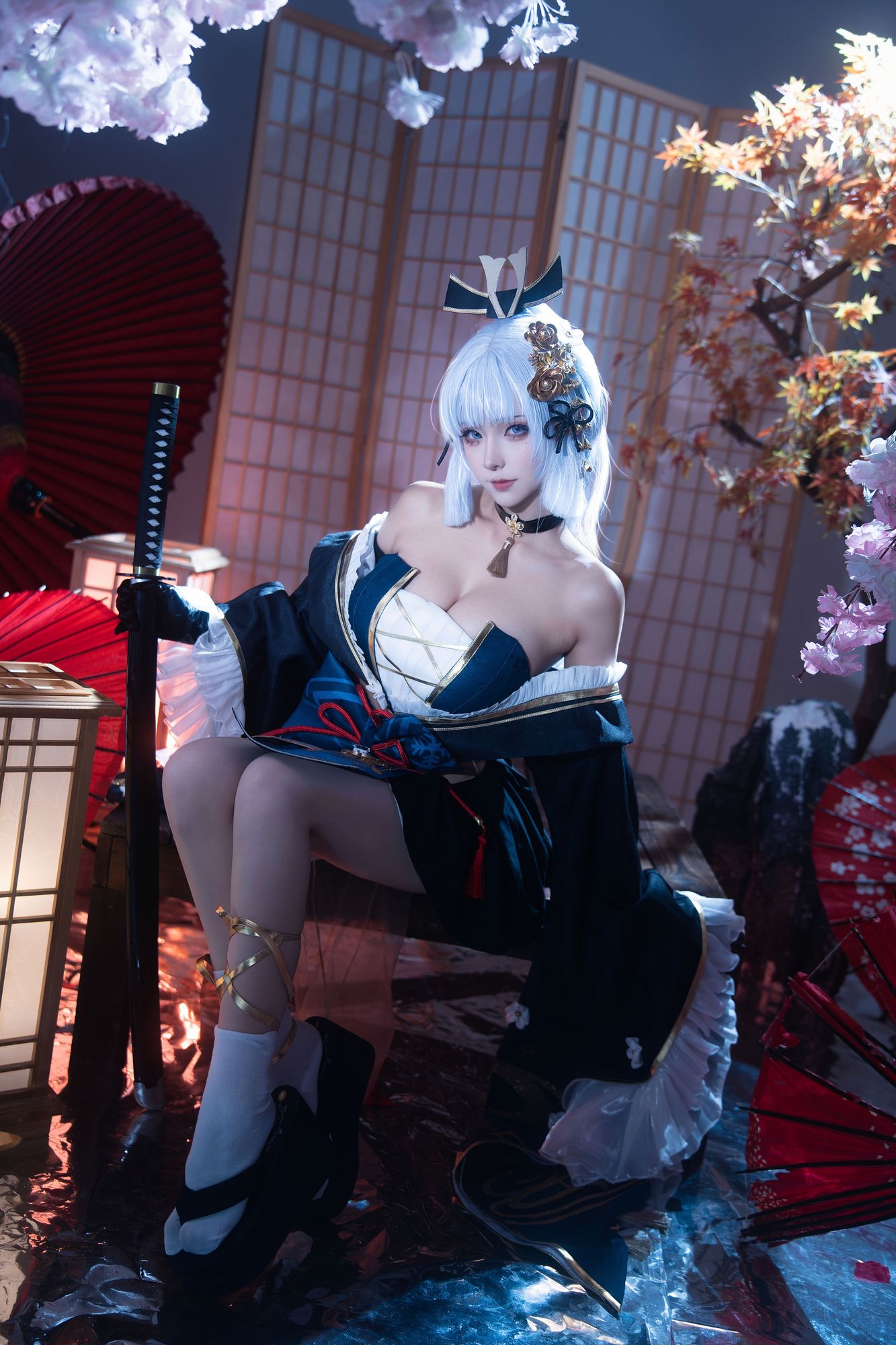 No.569 - 「Seya-狮砸」原神 神里绫华·霜刃 [12P]-coswz-cos王者