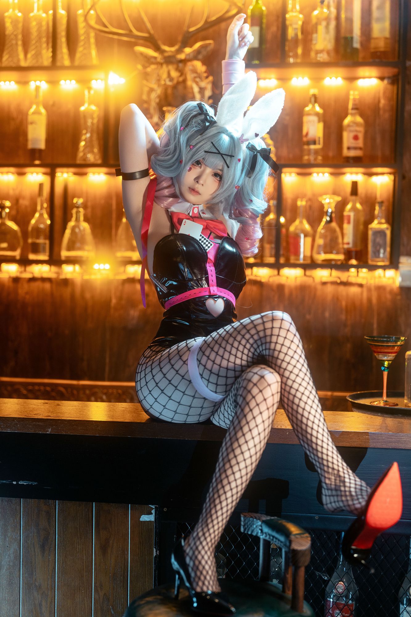 图片[2]-No.593 – 「幼水铃衣」初音未来兔子洞 [80P 1V]-coswz-cos王者