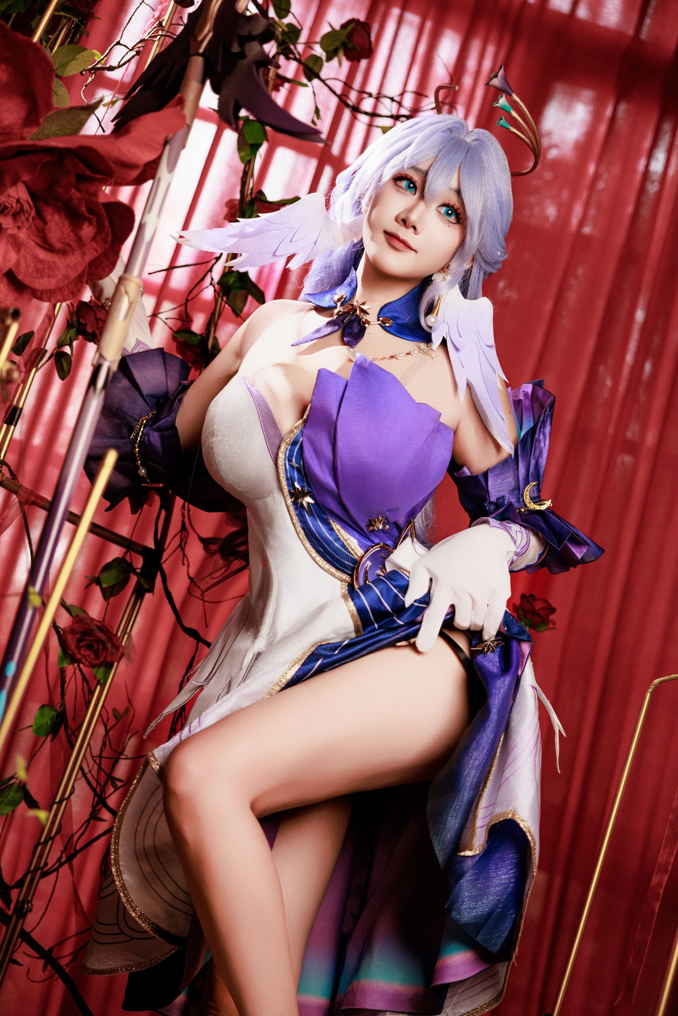 图片[4]-No.595 – 「阿雪雪」知更鸟 [90P 1V]-coswz-cos王者